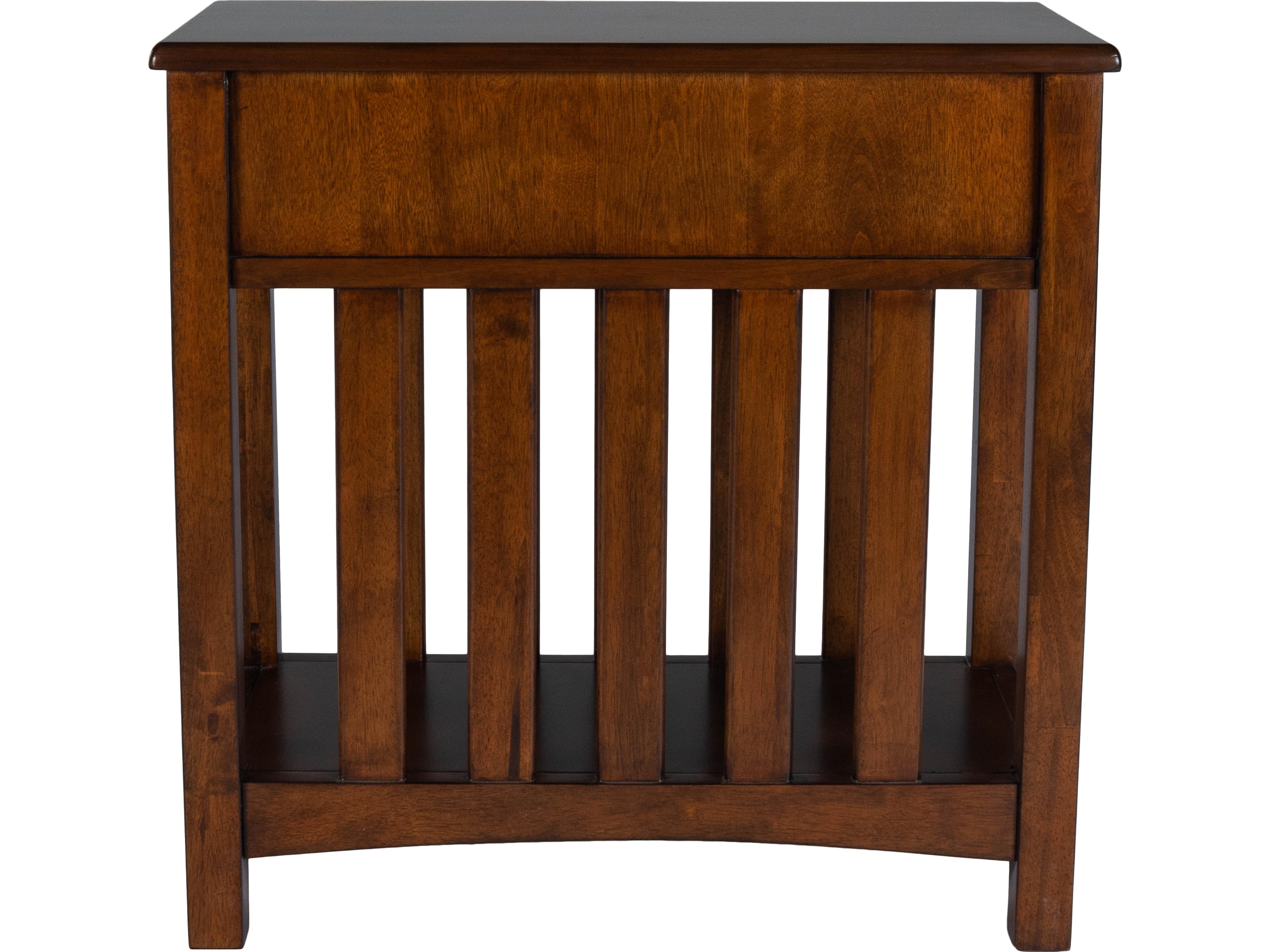 Butler Larina Rectangular Wood Cherry End Table