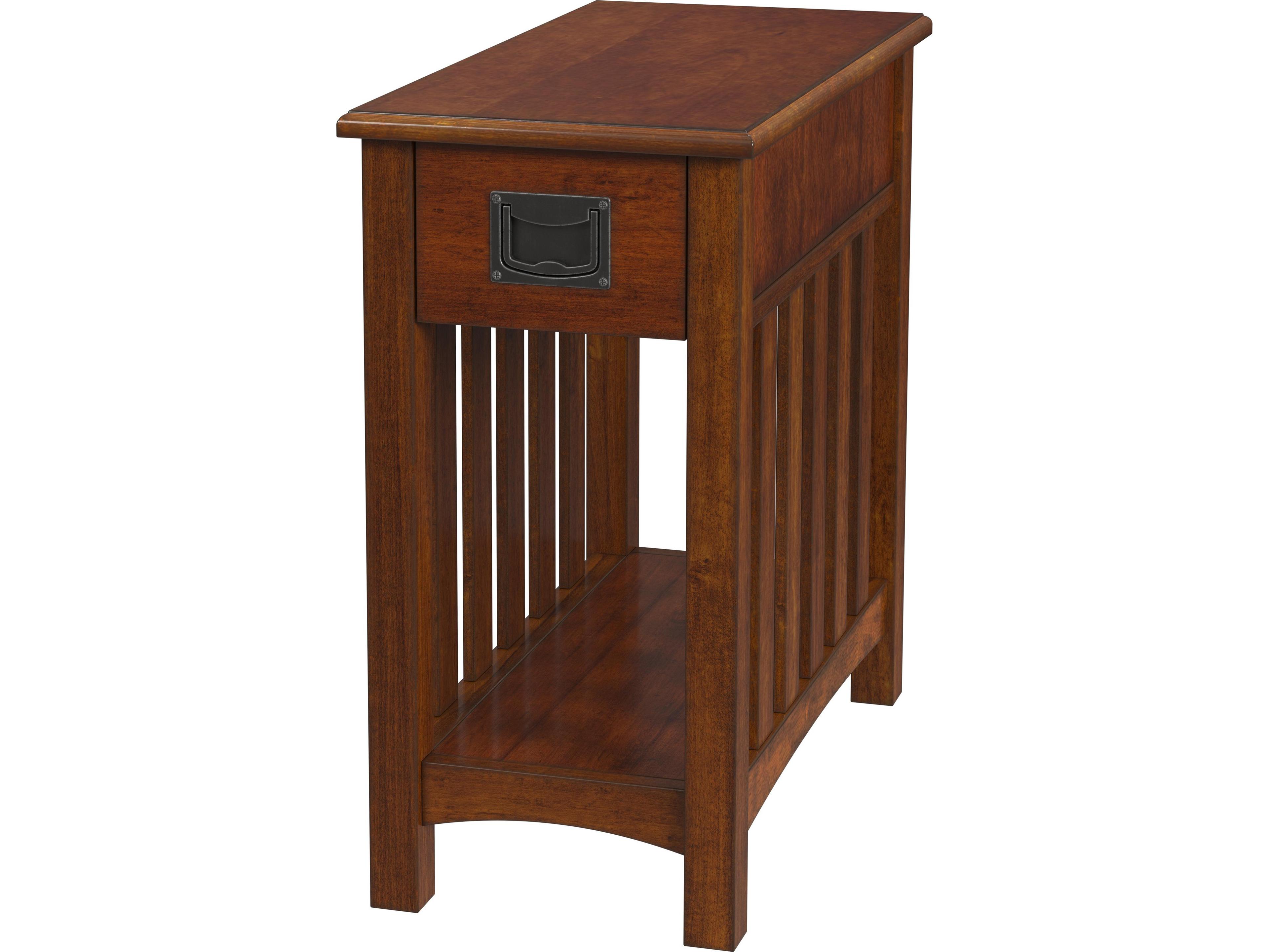 Larina Rectangular Wood Olive Ash End Table