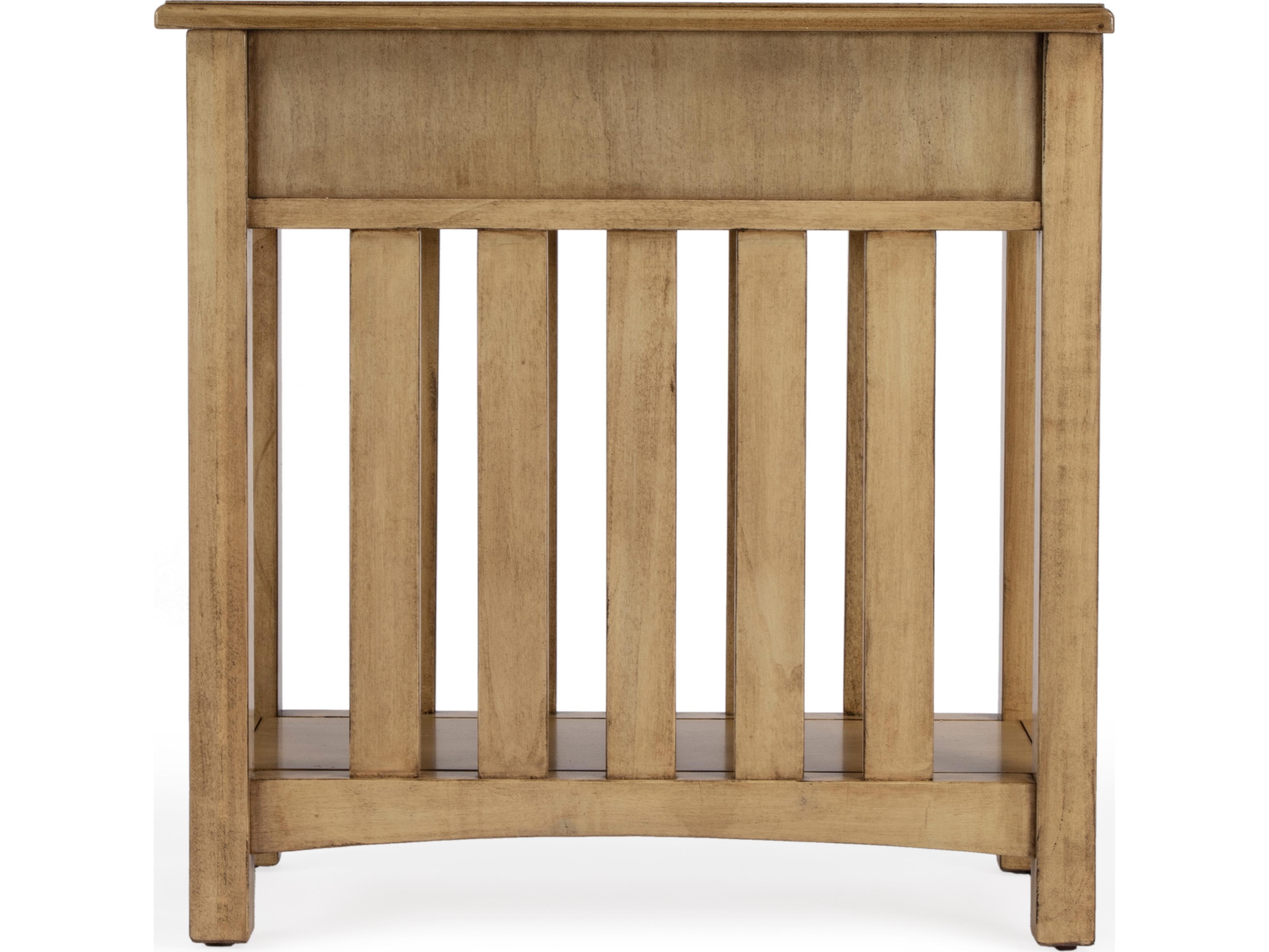 Butler Larina Rectangular Wood Cherry End Table