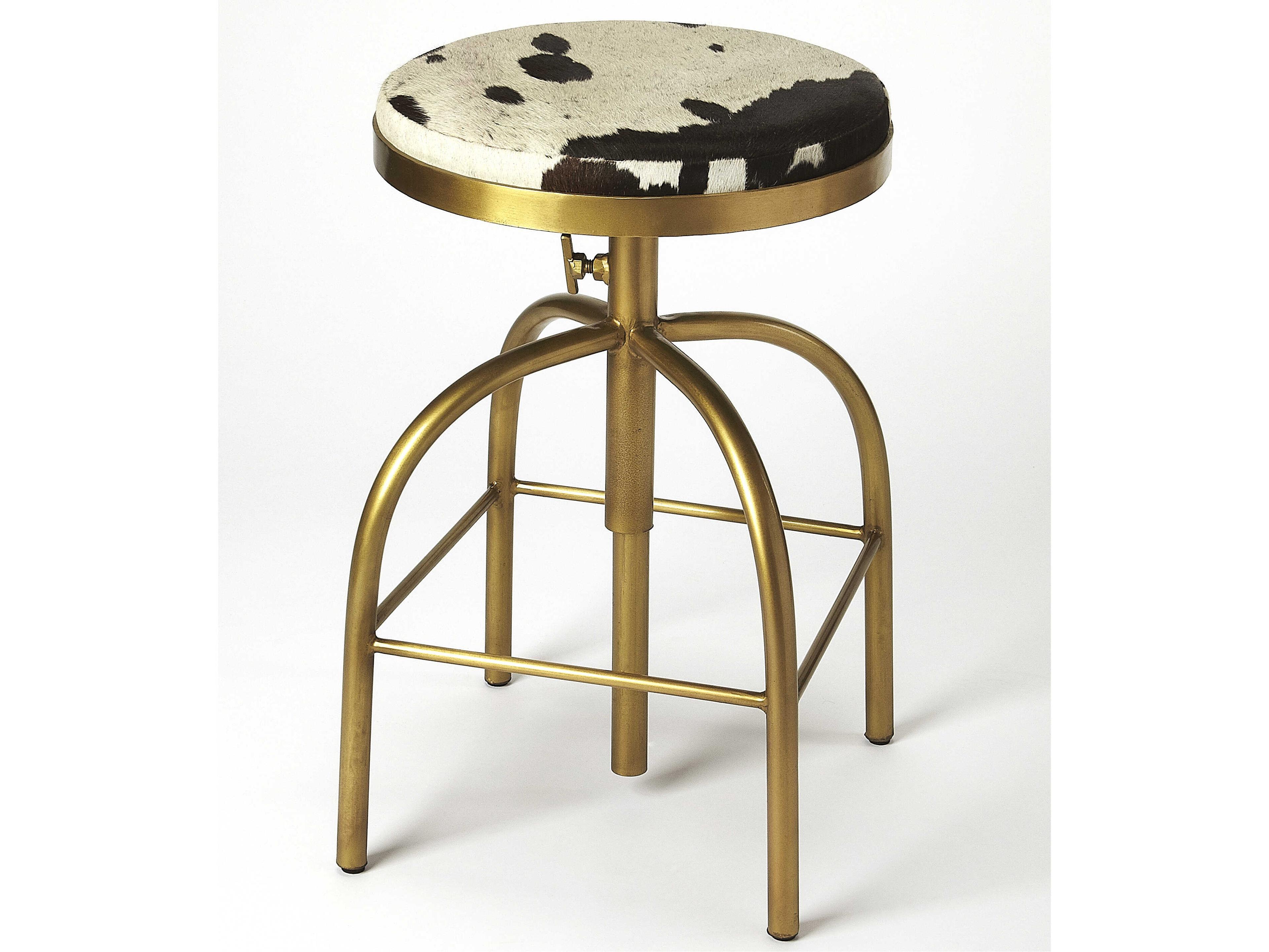 Butler Grogan Leather Adjustable Counter Stool