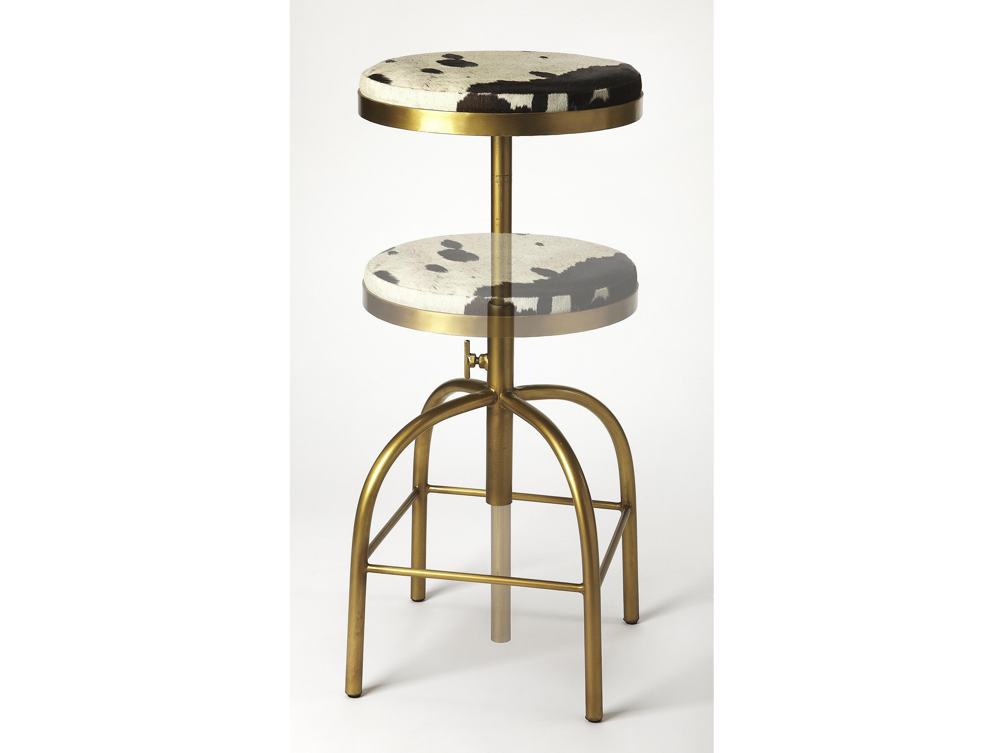 Butler Grogan Leather Adjustable Counter Stool