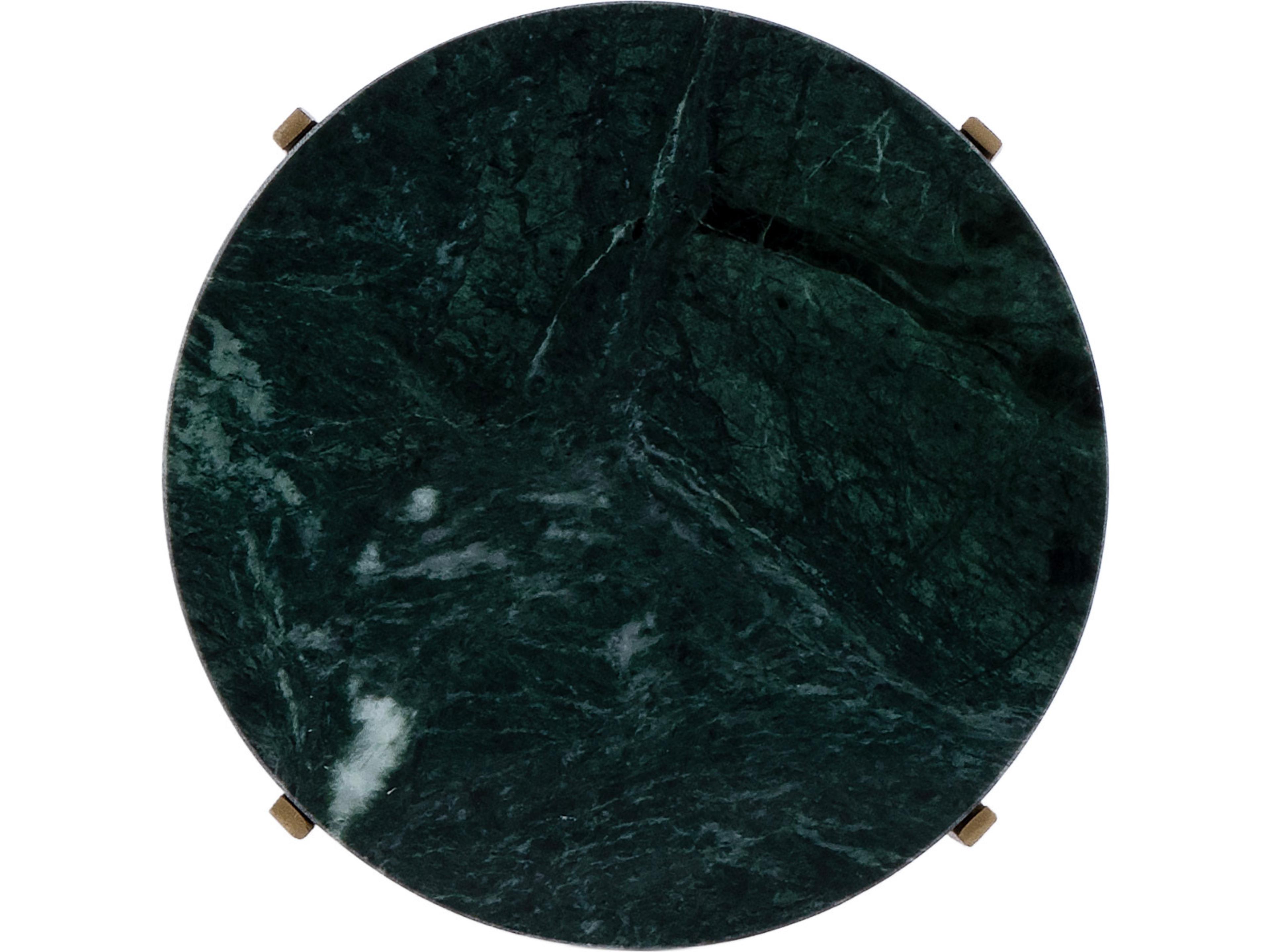 Butler Nigella Round Green Marble End Table