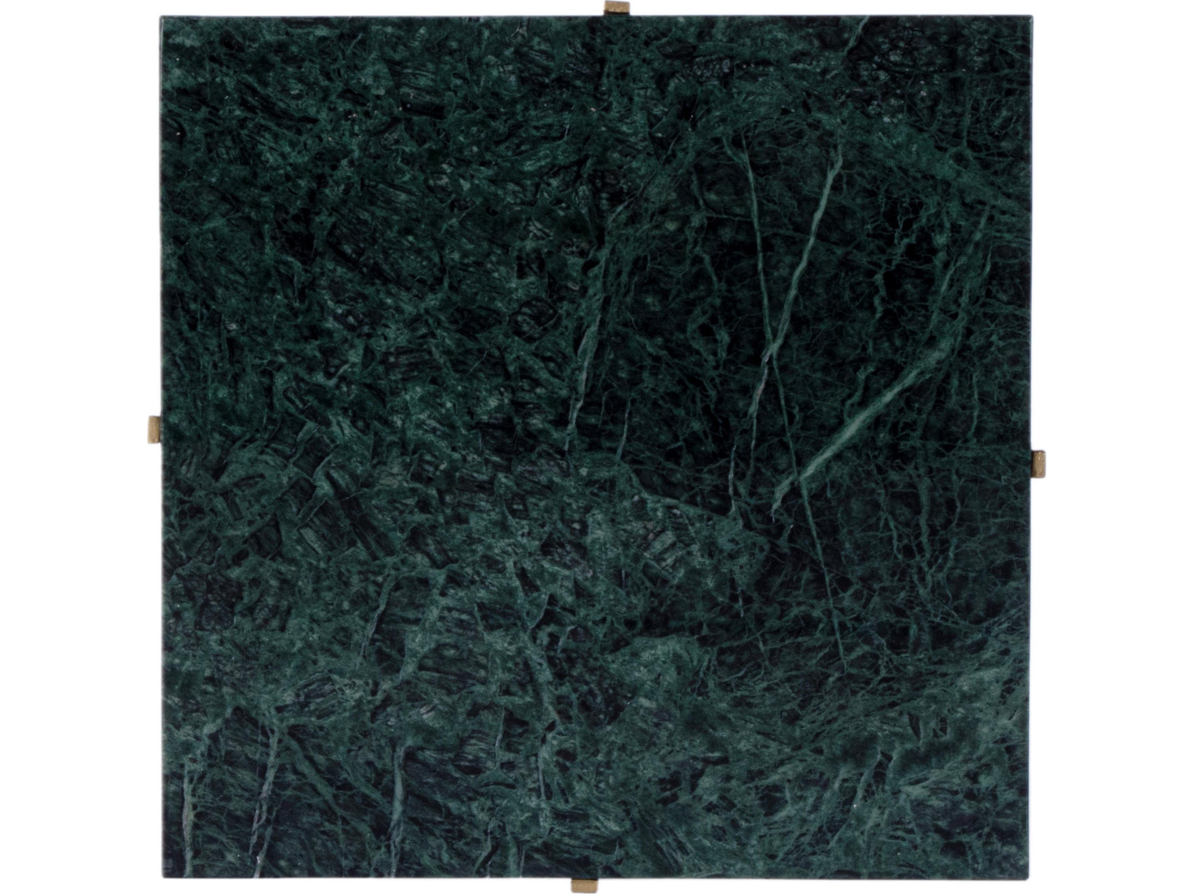 Butler Nigella Square Green Marble End Table