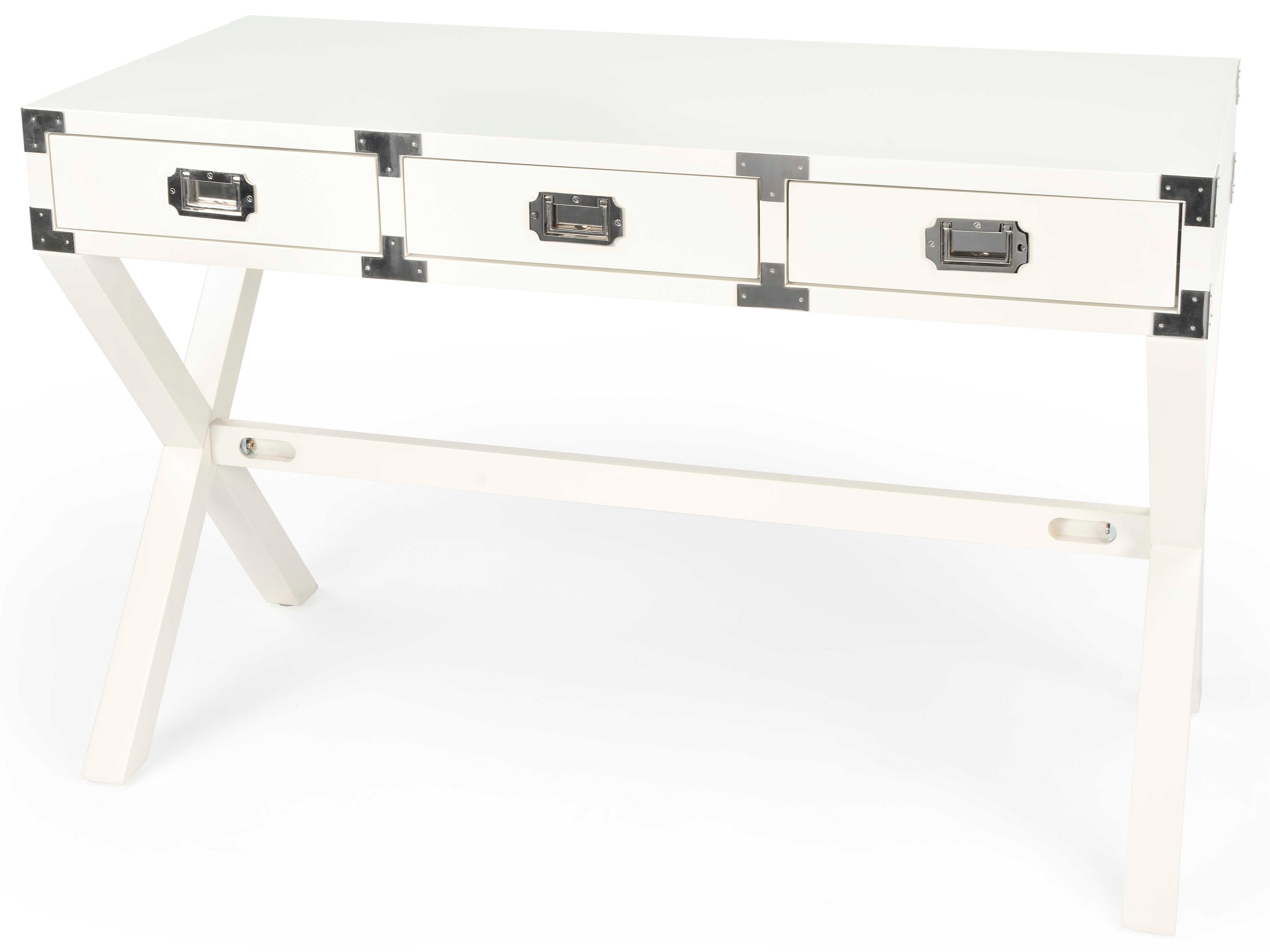 Butler Anew White Rubberwood Writing Desk