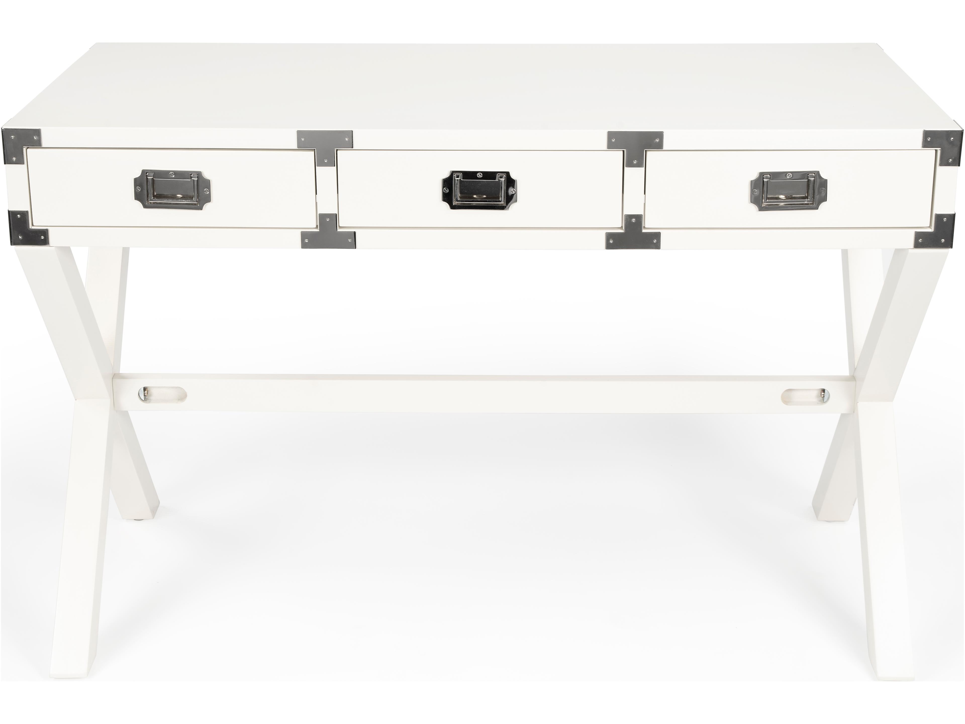 Butler Anew White Rubberwood Writing Desk