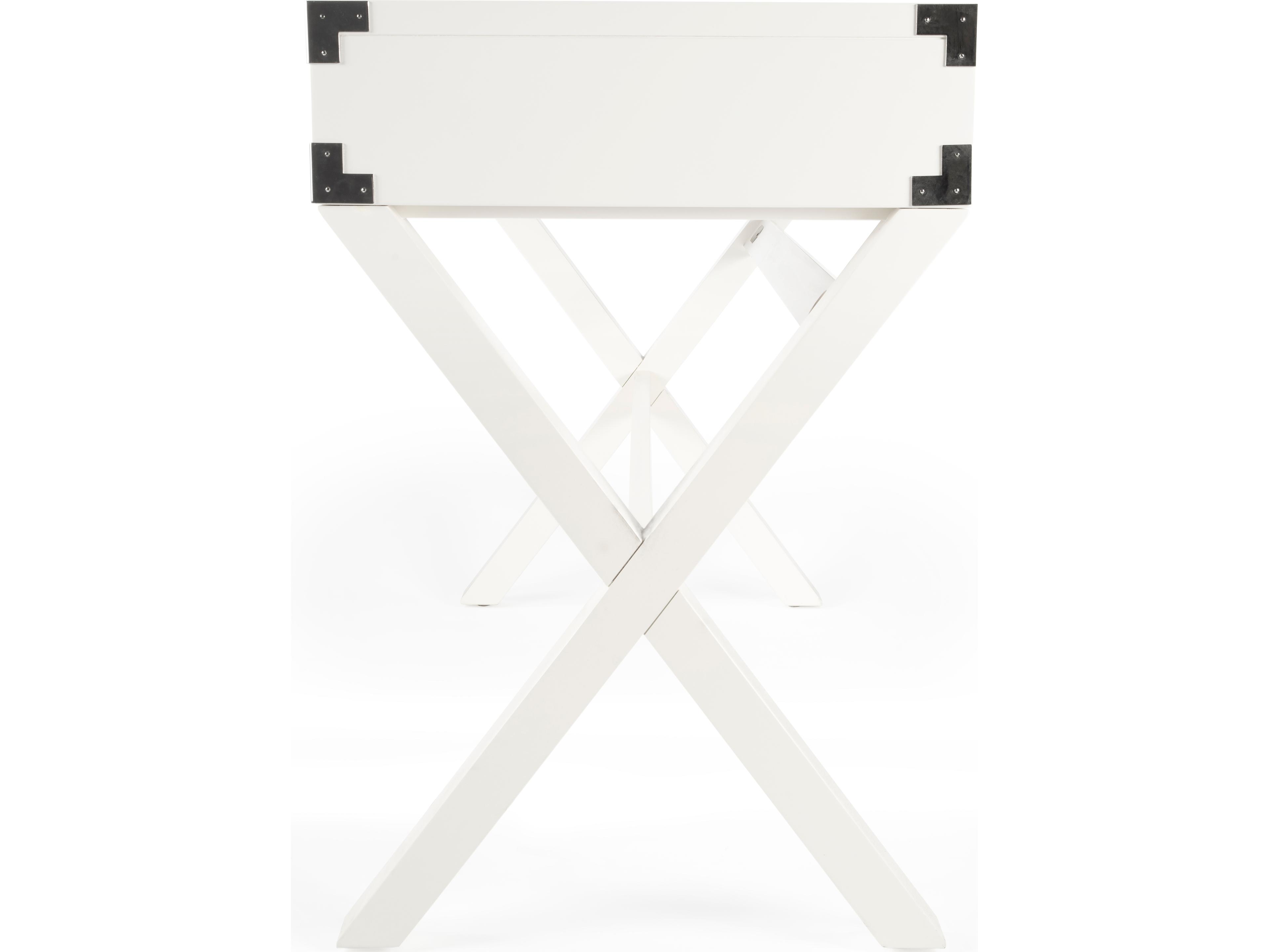 Butler Anew White Rubberwood Writing Desk