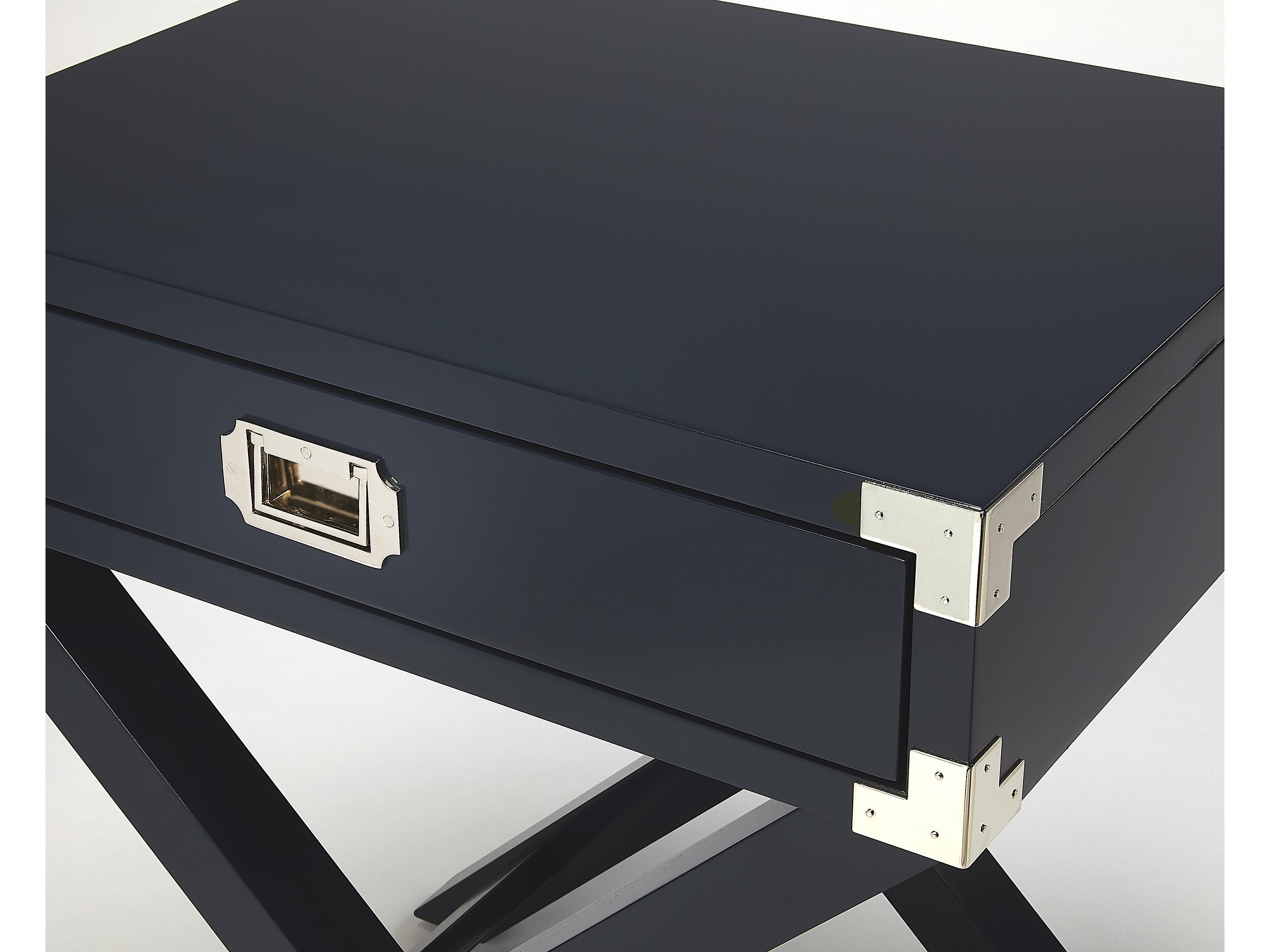 Butler Anew Rectangular Wood Blue End Table