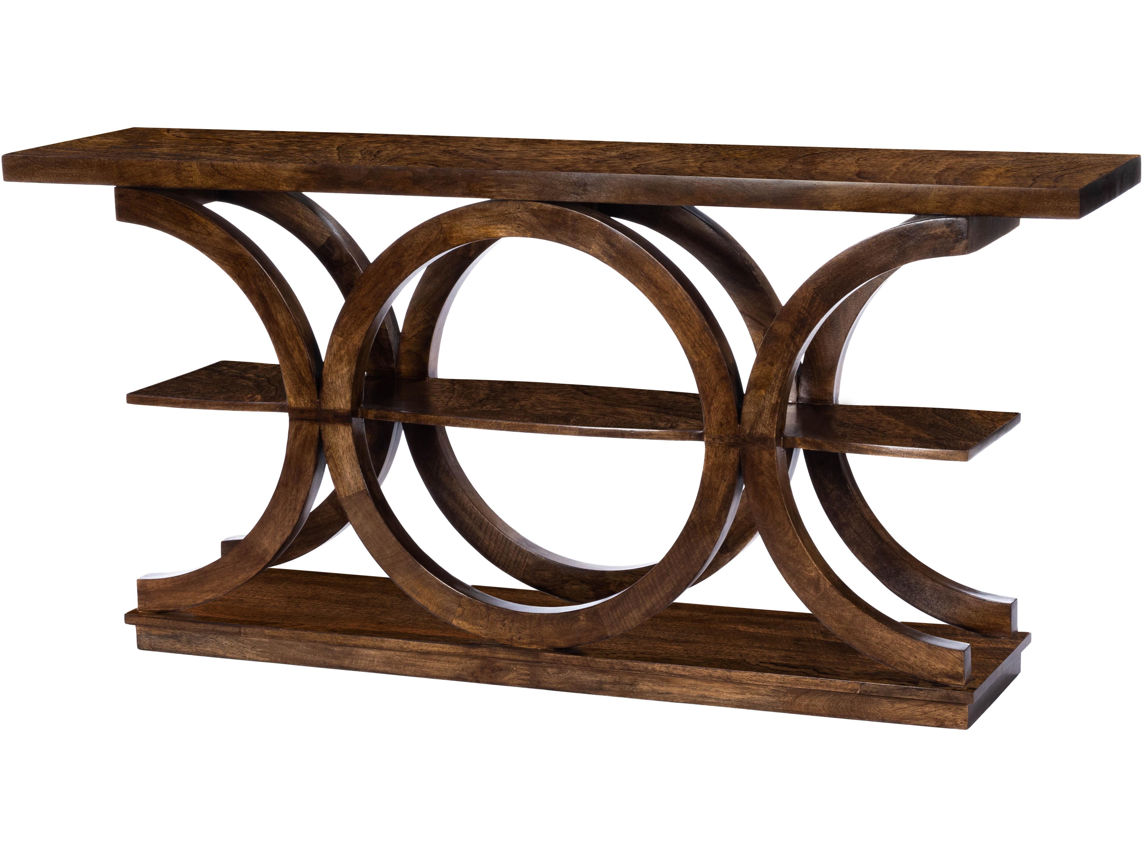 Stowe Rectangular Wood Brown Console Table