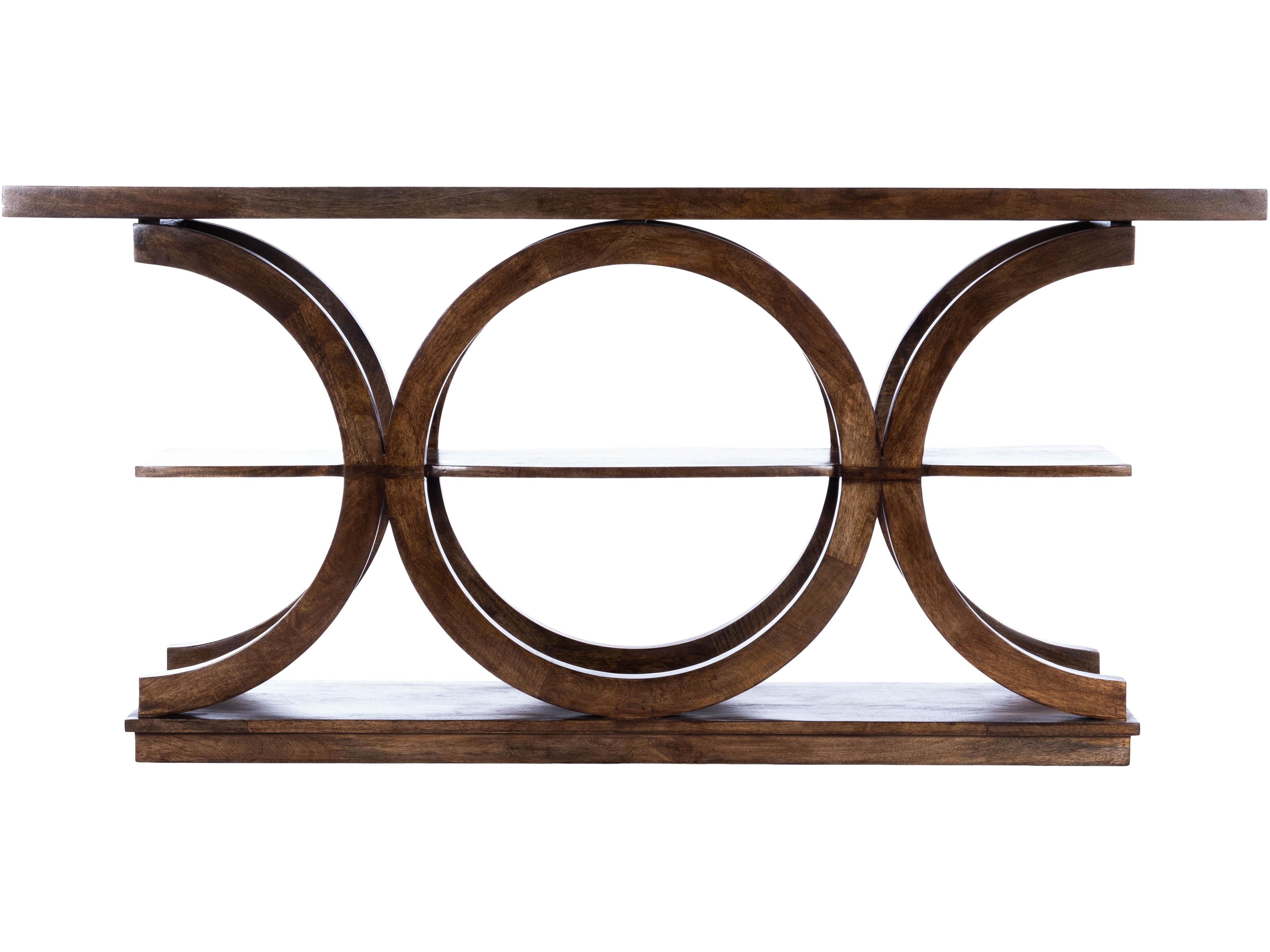 Butler Stowe Rectangular Wood Brown Console Table