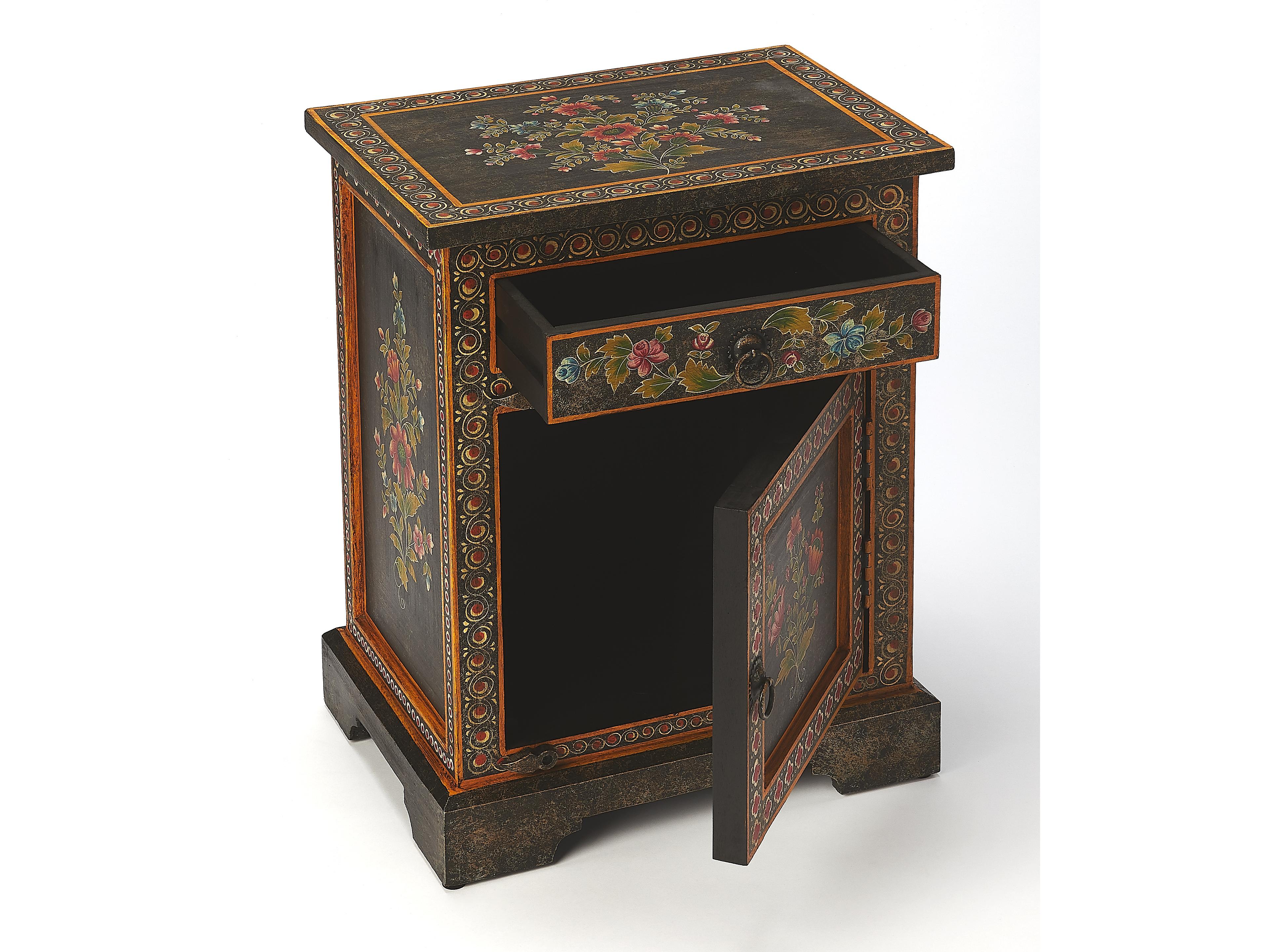 Butler Bihar Artifacts Brown Solid Wood Accent Chest