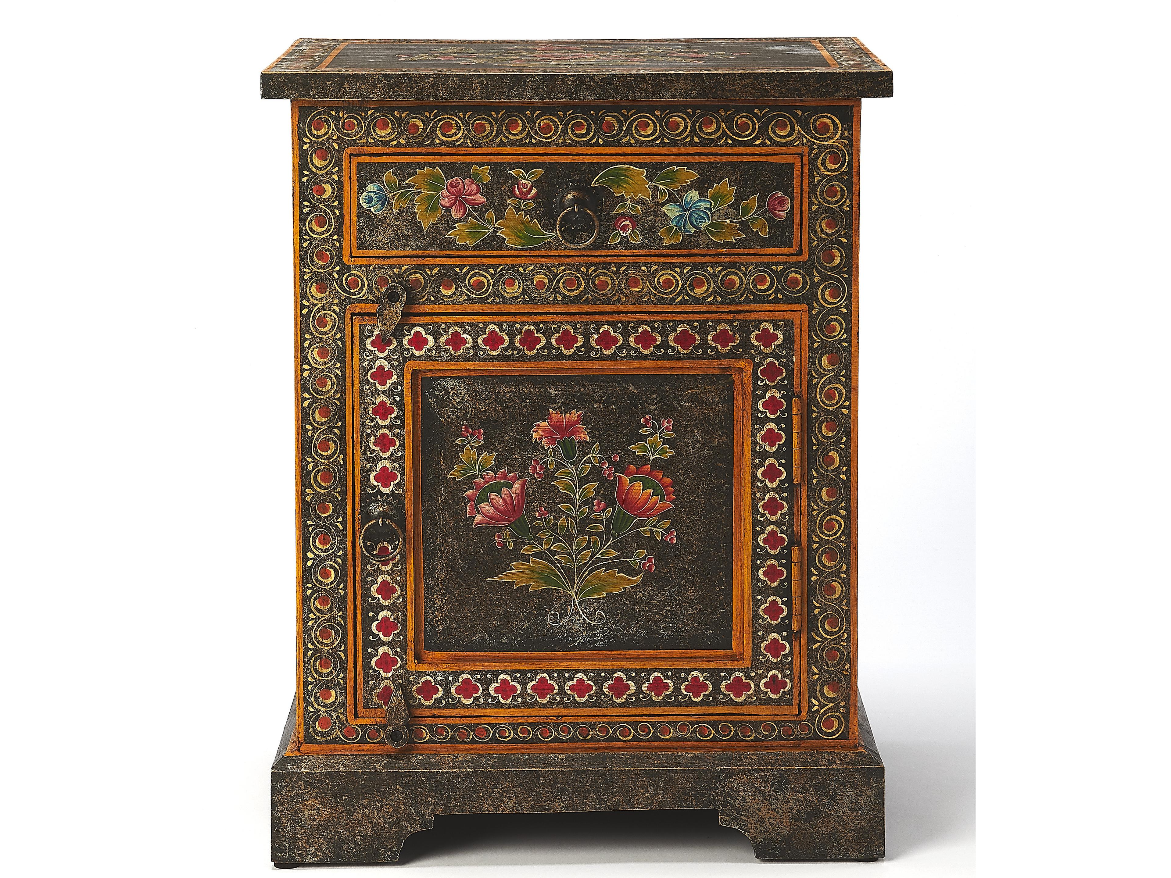 Butler Bihar Artifacts Brown Solid Wood Accent Chest