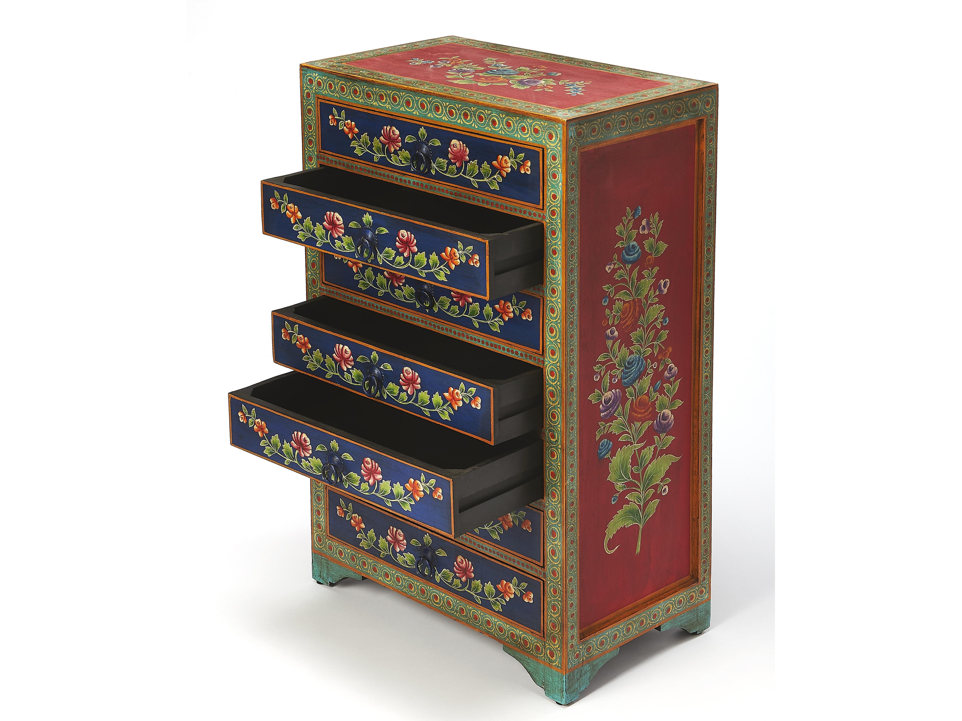 Butler Zara Artifacts Solid Wood Accent Chest