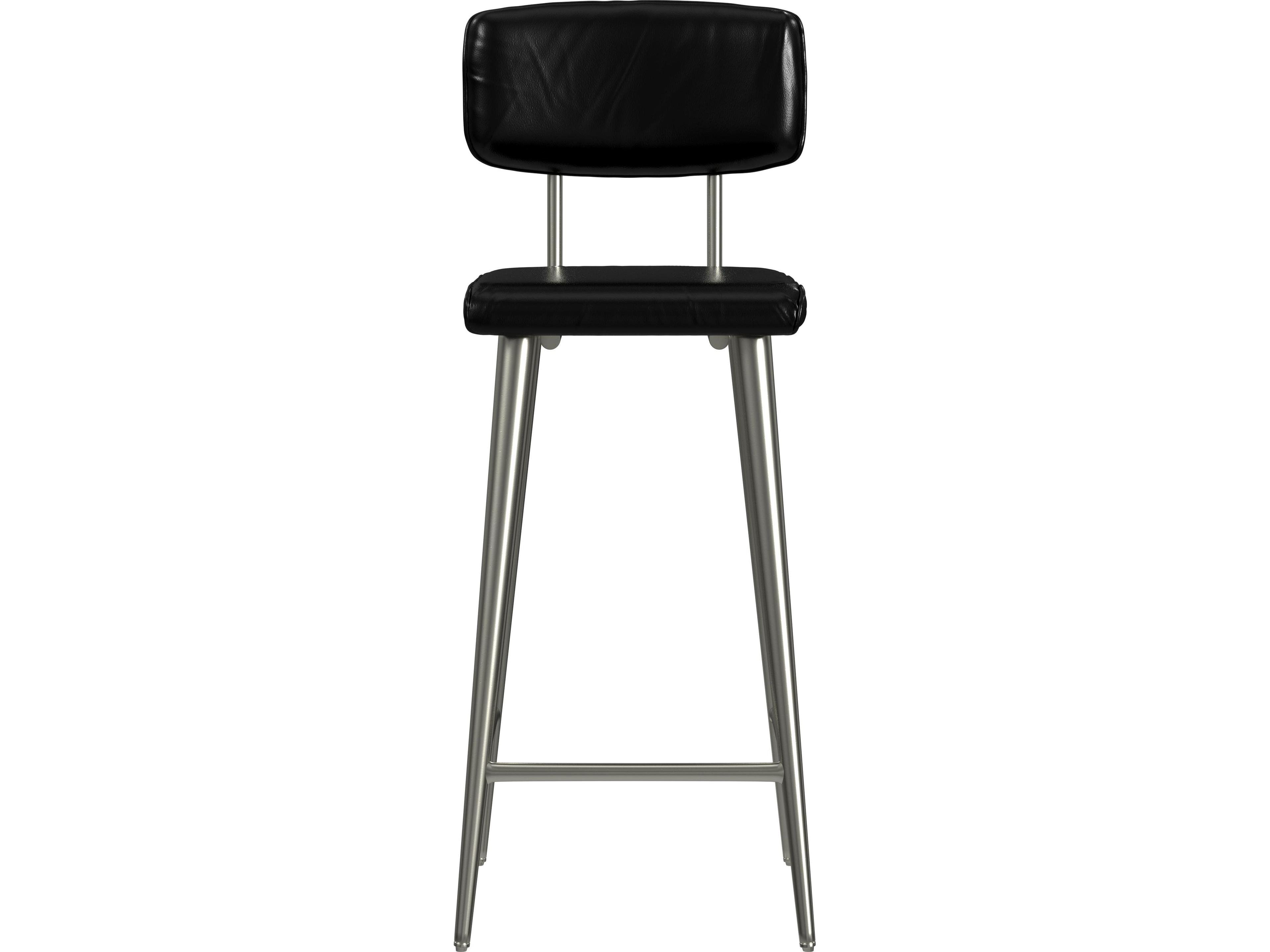 Butler Saddle Black Licorice Leather Counter Stool