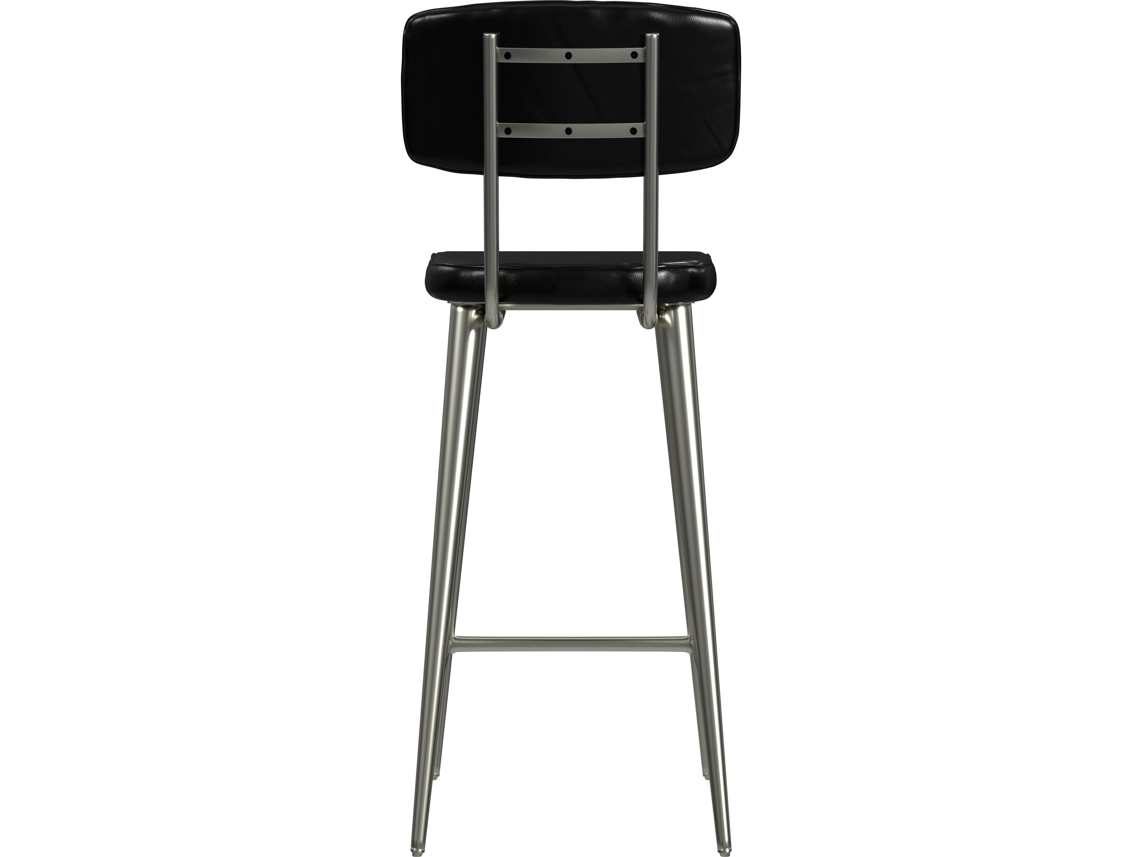 Butler Saddle Black Licorice Leather Counter Stool