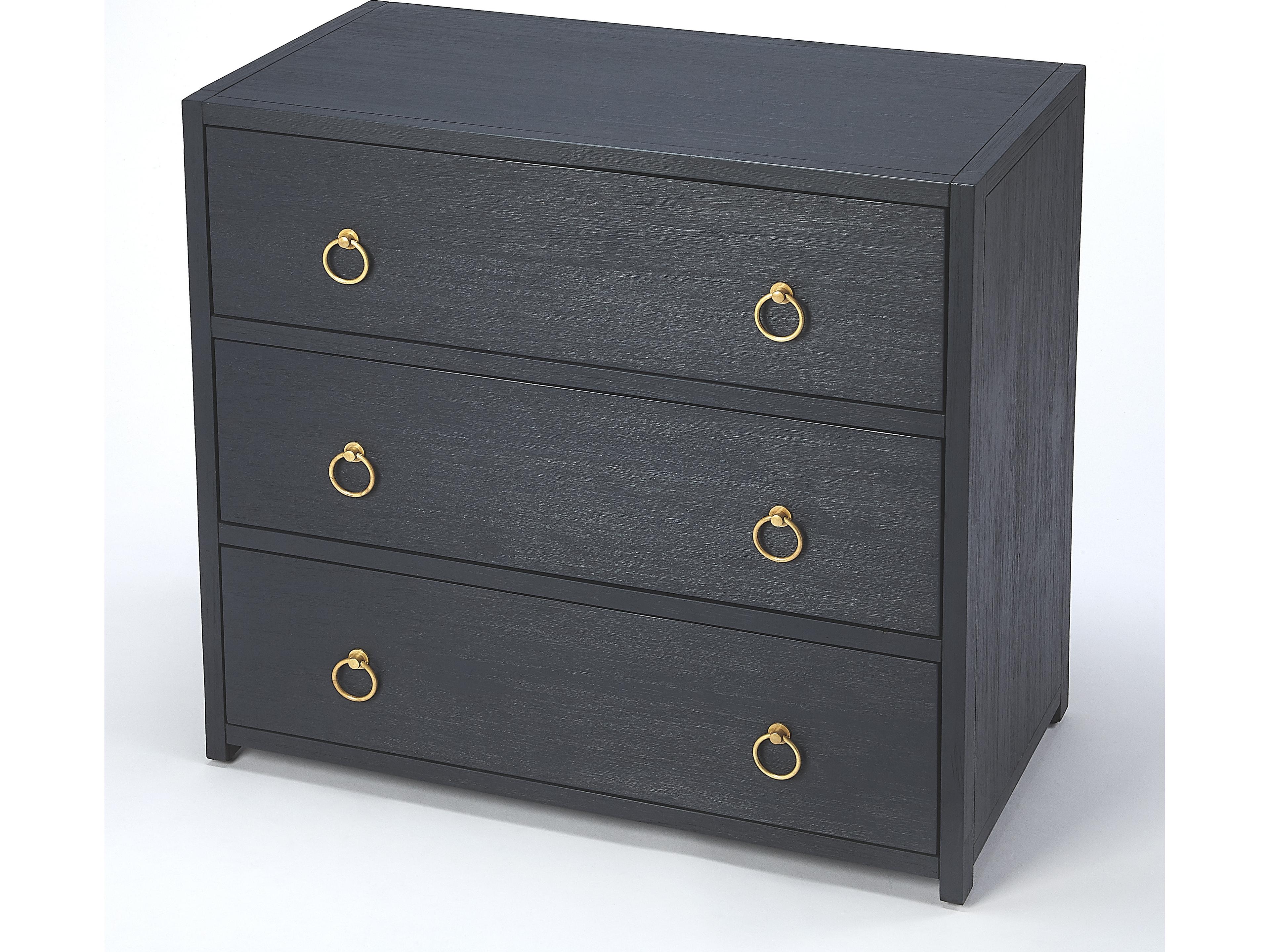 Lark 3-Drawers Acacia Wood Dresser