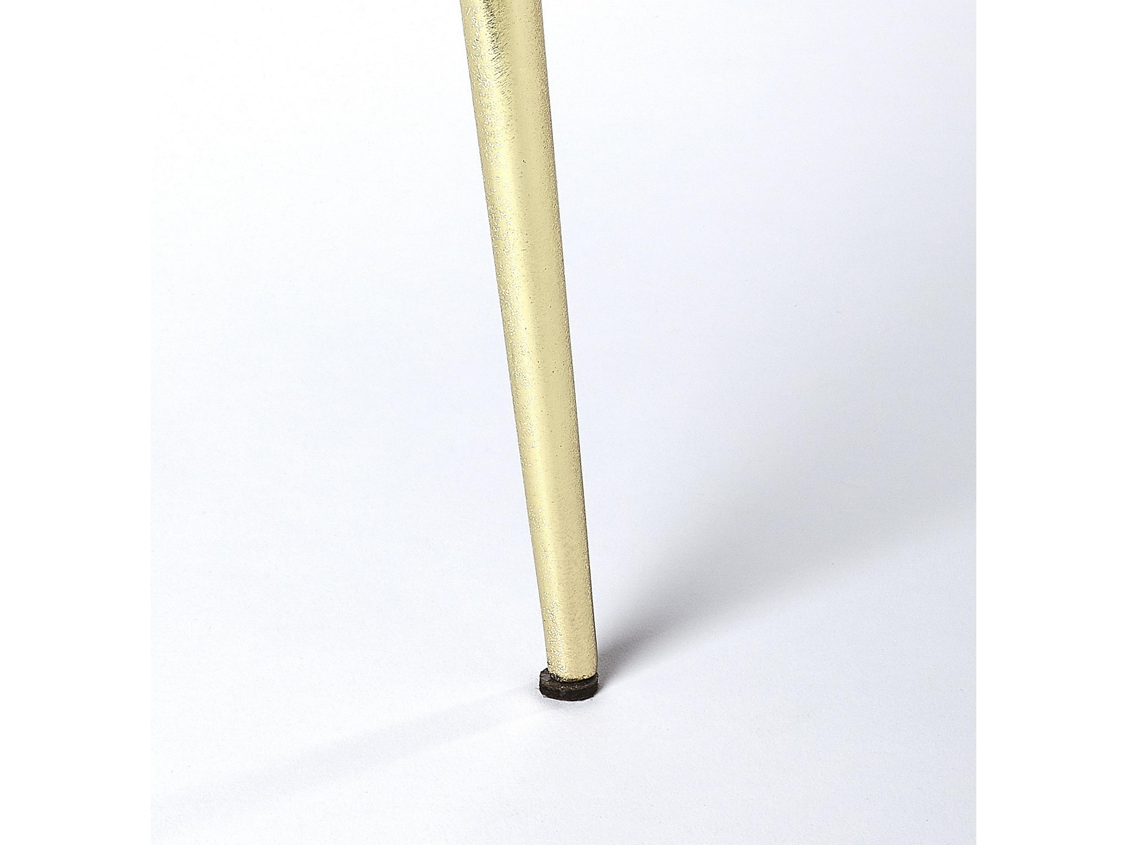 Butler Hollings Round Marble Metalworks End Table