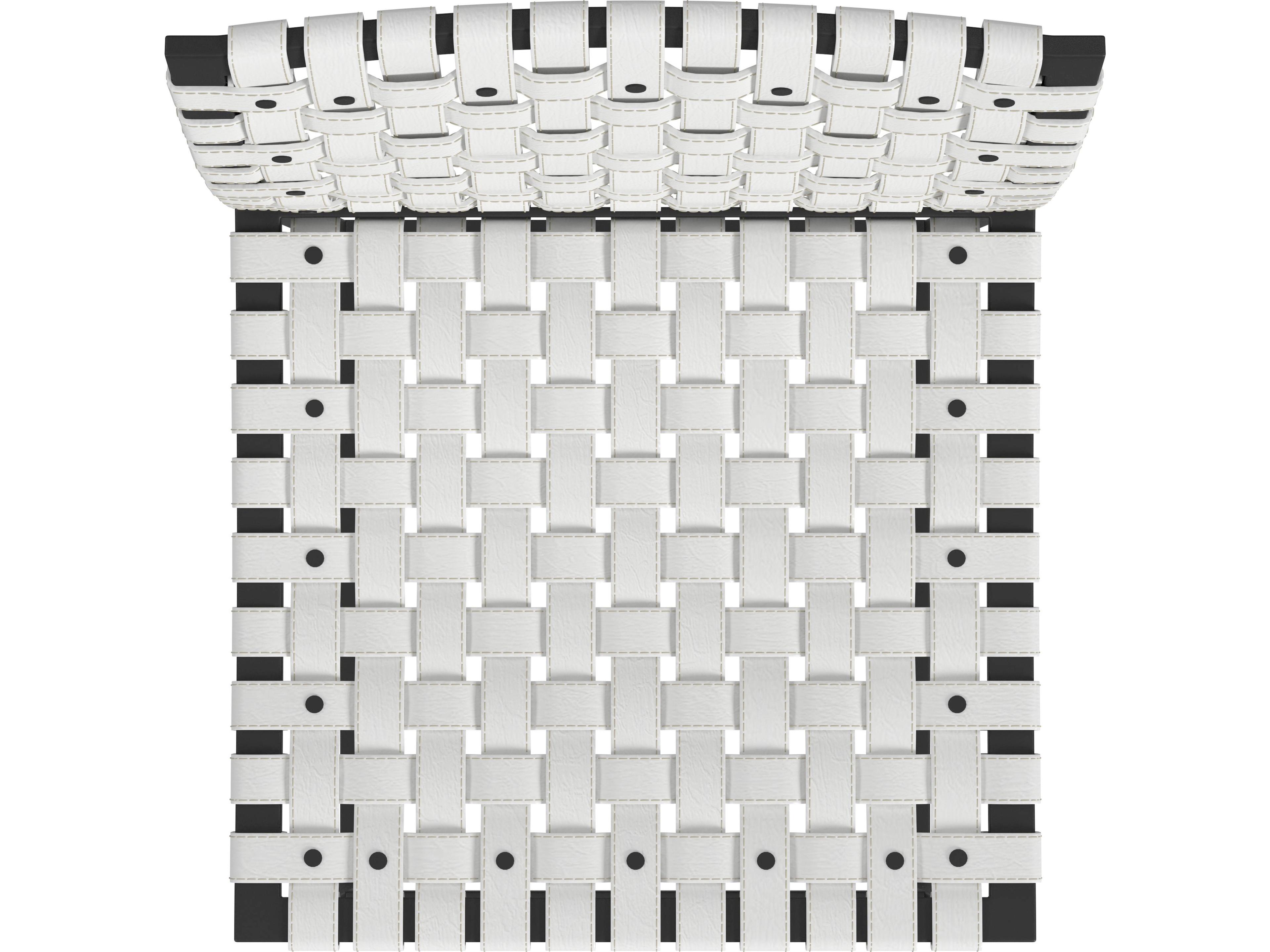 Butler Urban White Leather Bar Stool