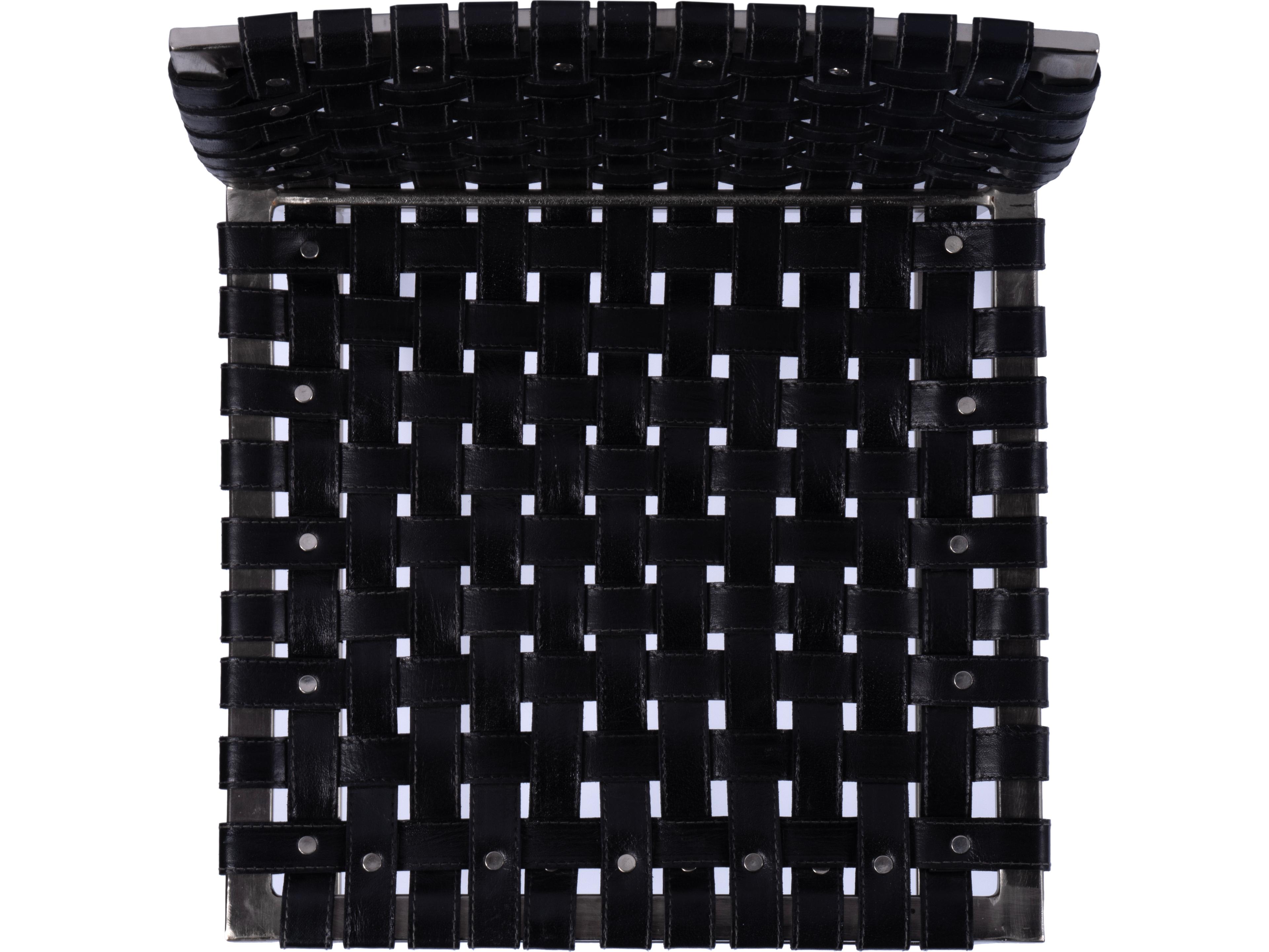 Butler Urban Black Leather Counter Stool