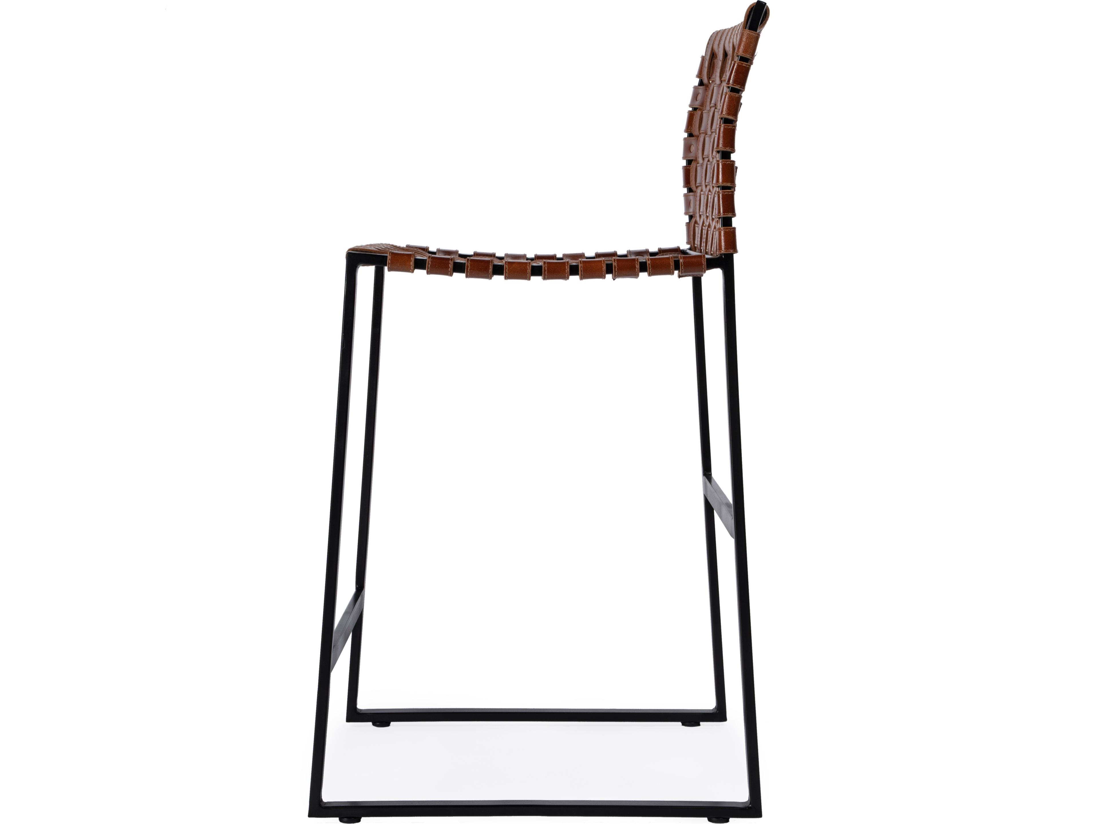 Butler Urban Brown Leather Counter Stool