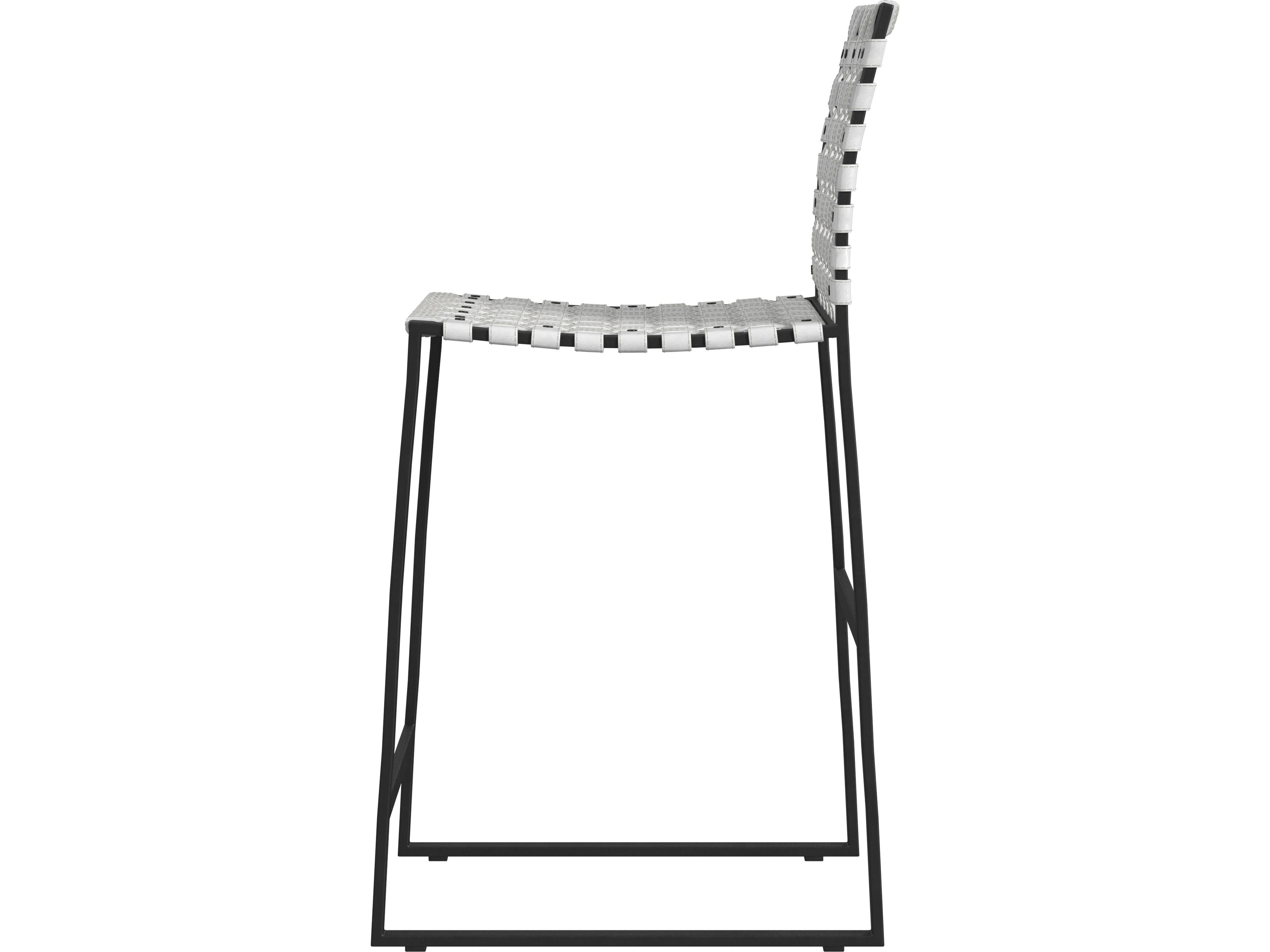 Butler Urban White Leather Counter Stool