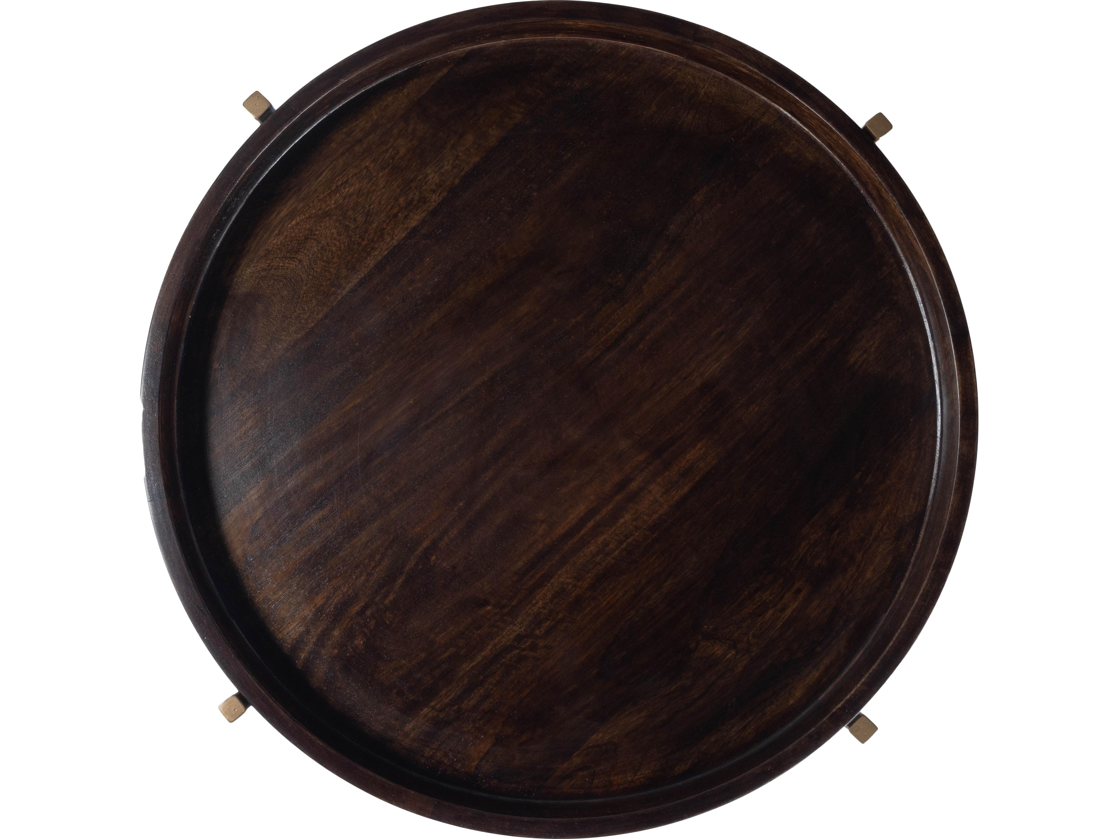 Butler Damirra Round Wood Brown End Table