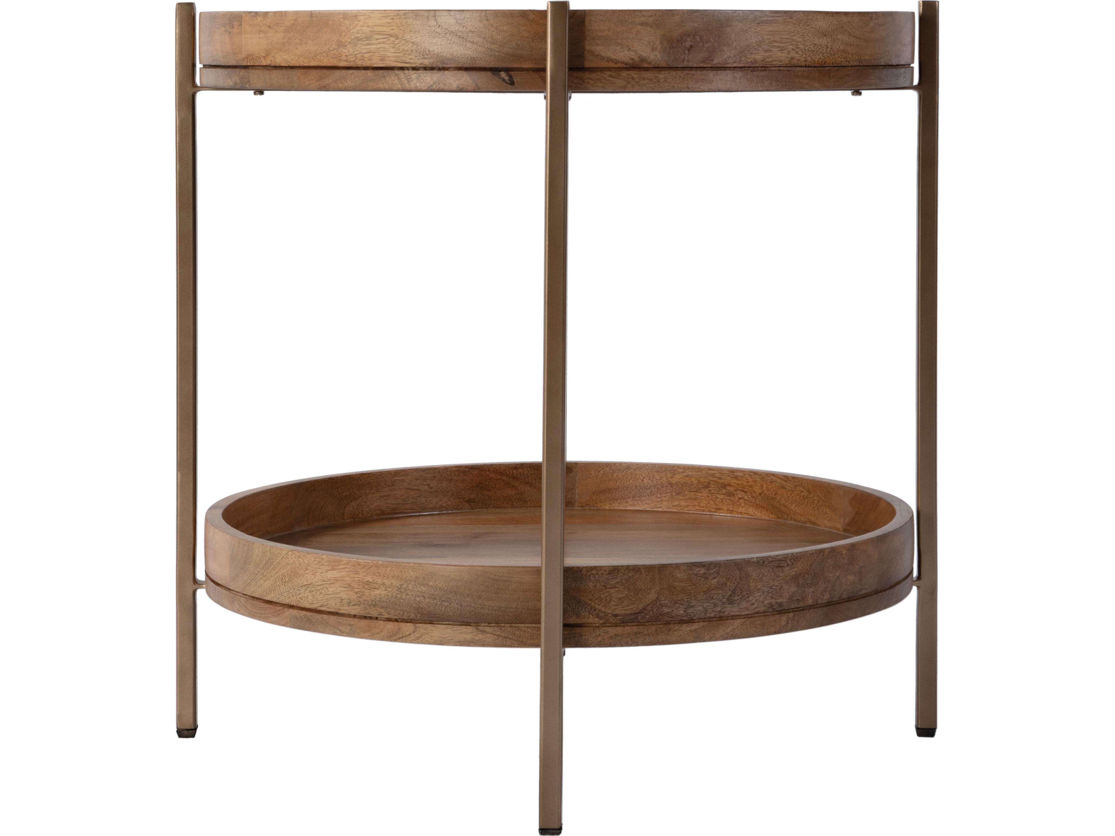 Butler Damirra Round Wood Natural End Table