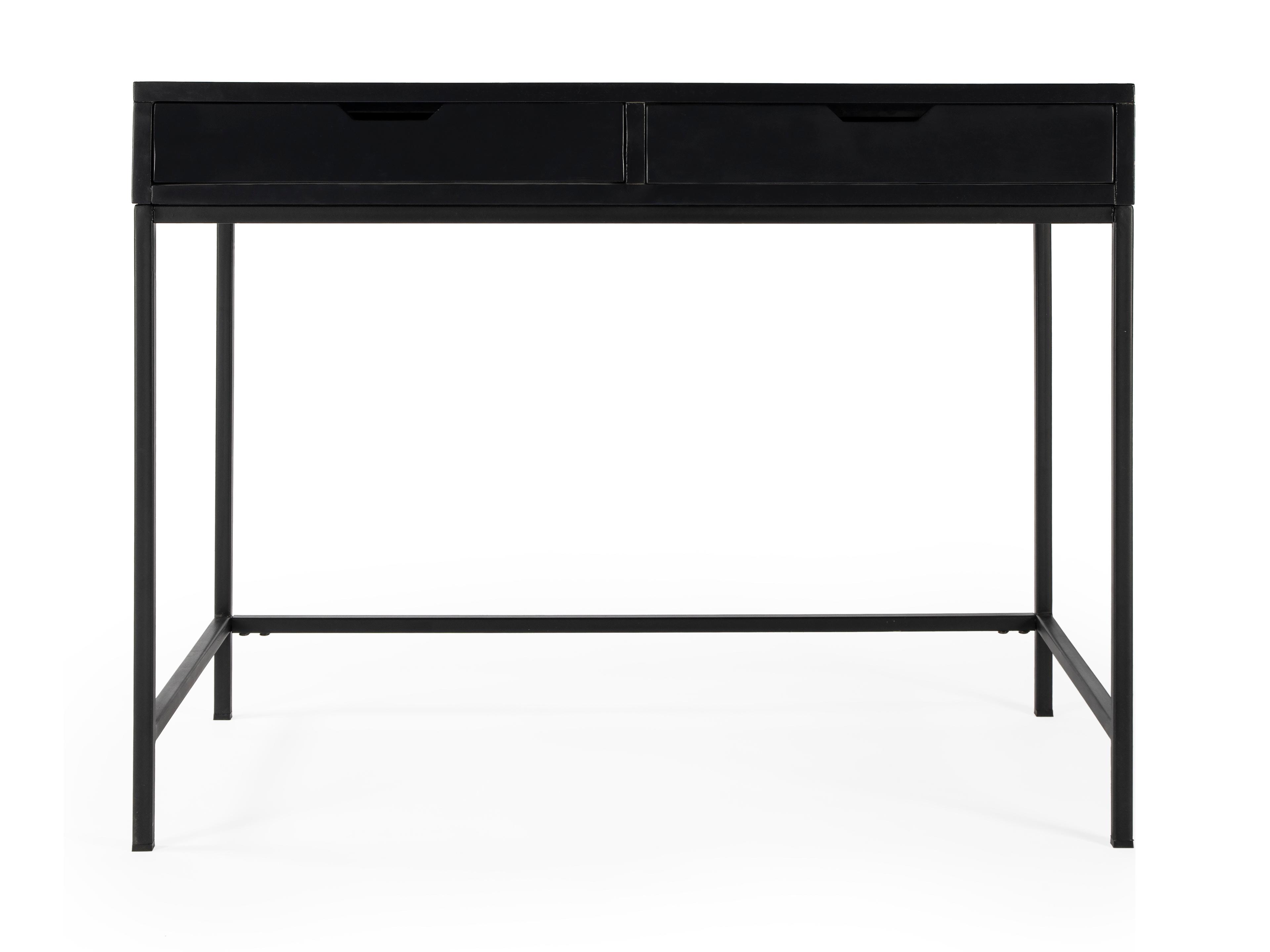 Butler Belka Black Mahogany Wood Writing Desk