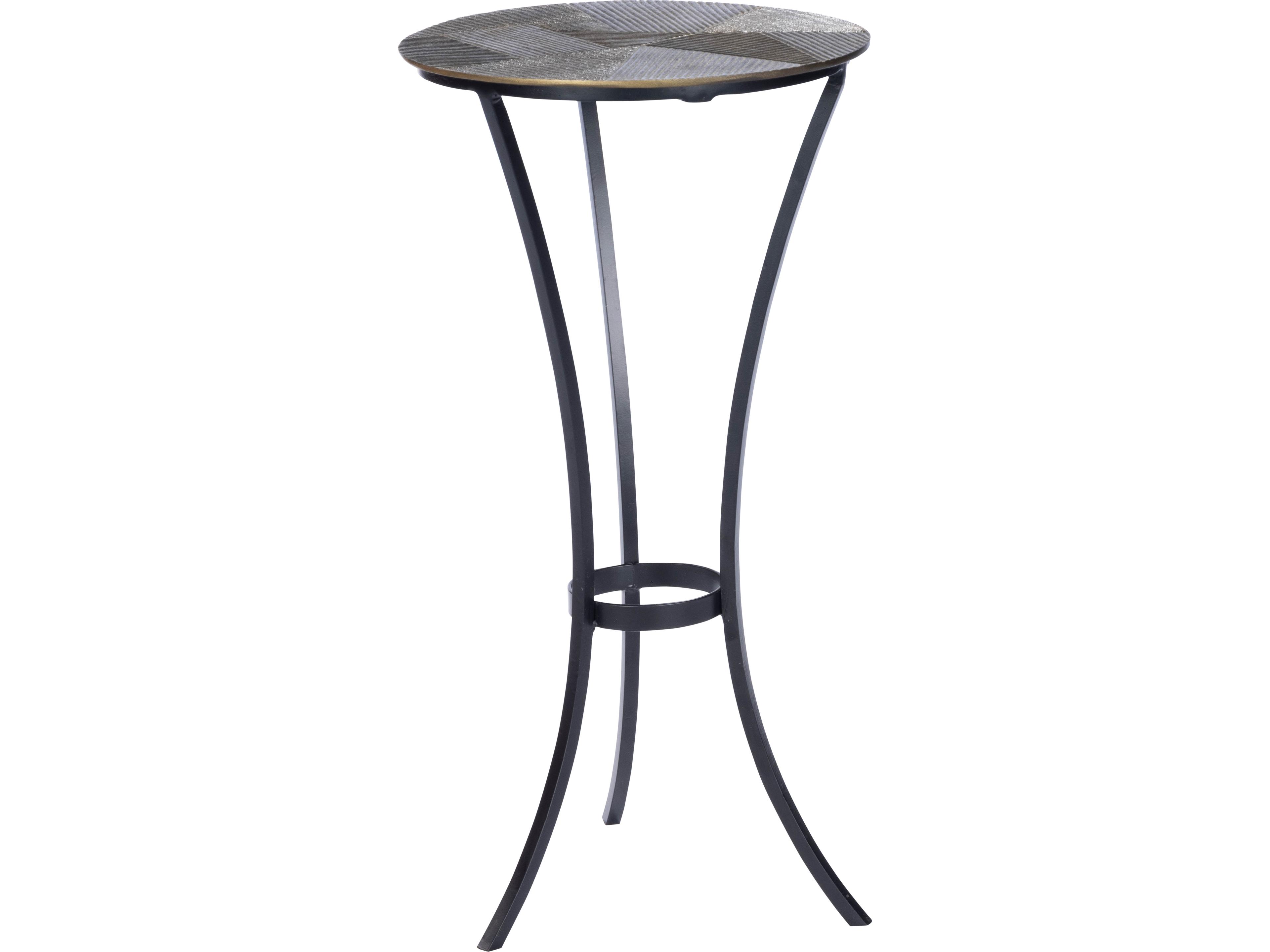 Gaston Round Metalworks End Table