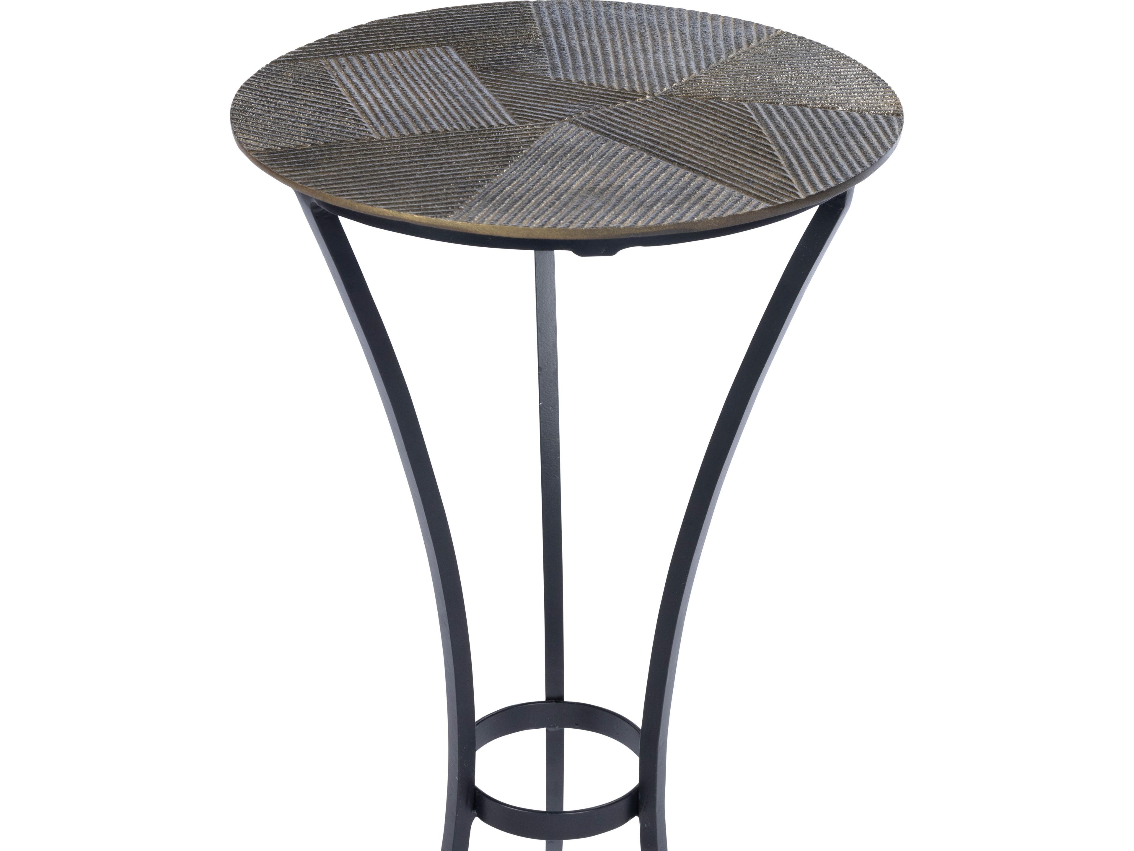 Butler Gaston Round Metalworks End Table
