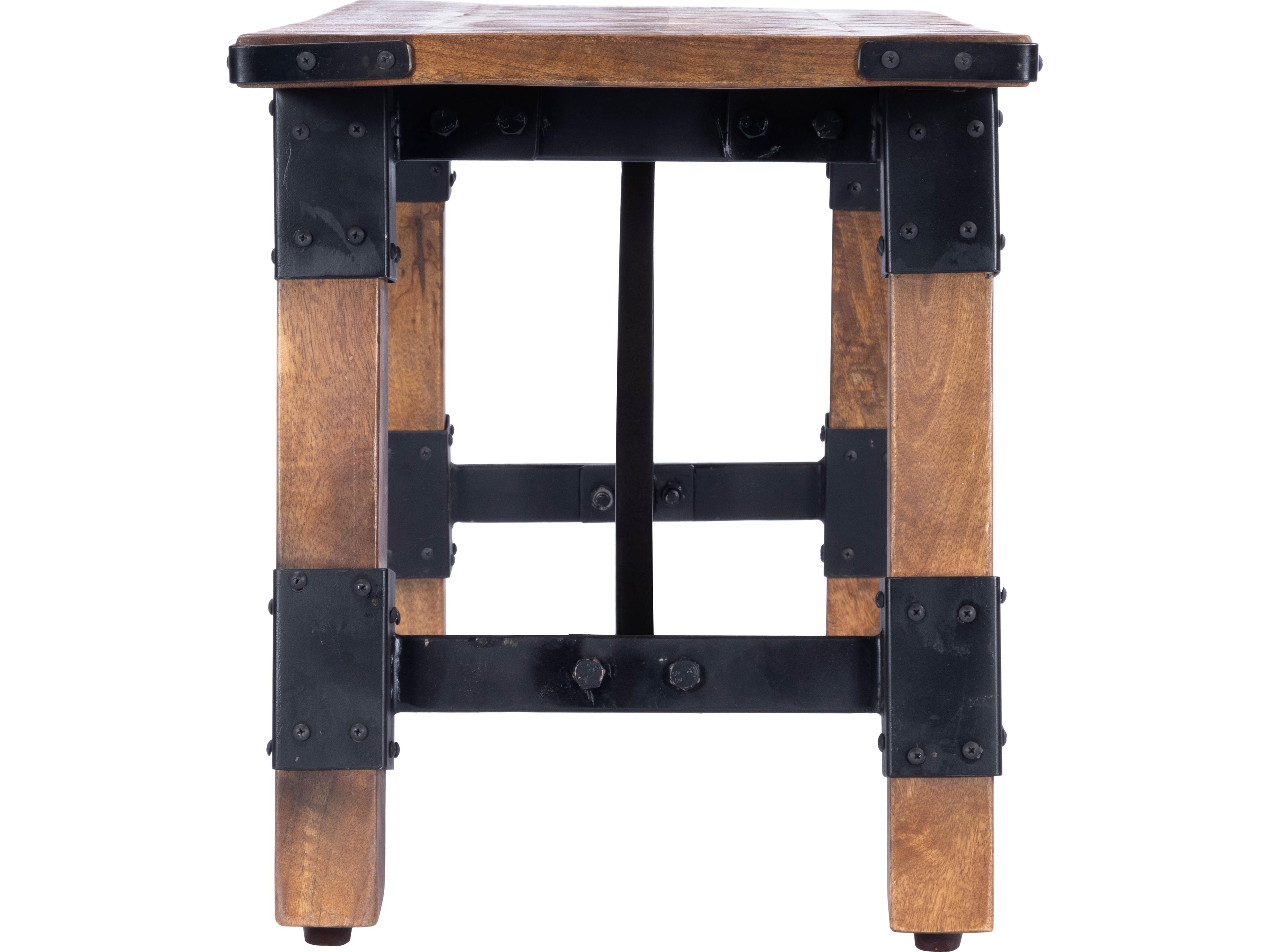 Butler Masterson Industrial Chic Brown Accent Bench