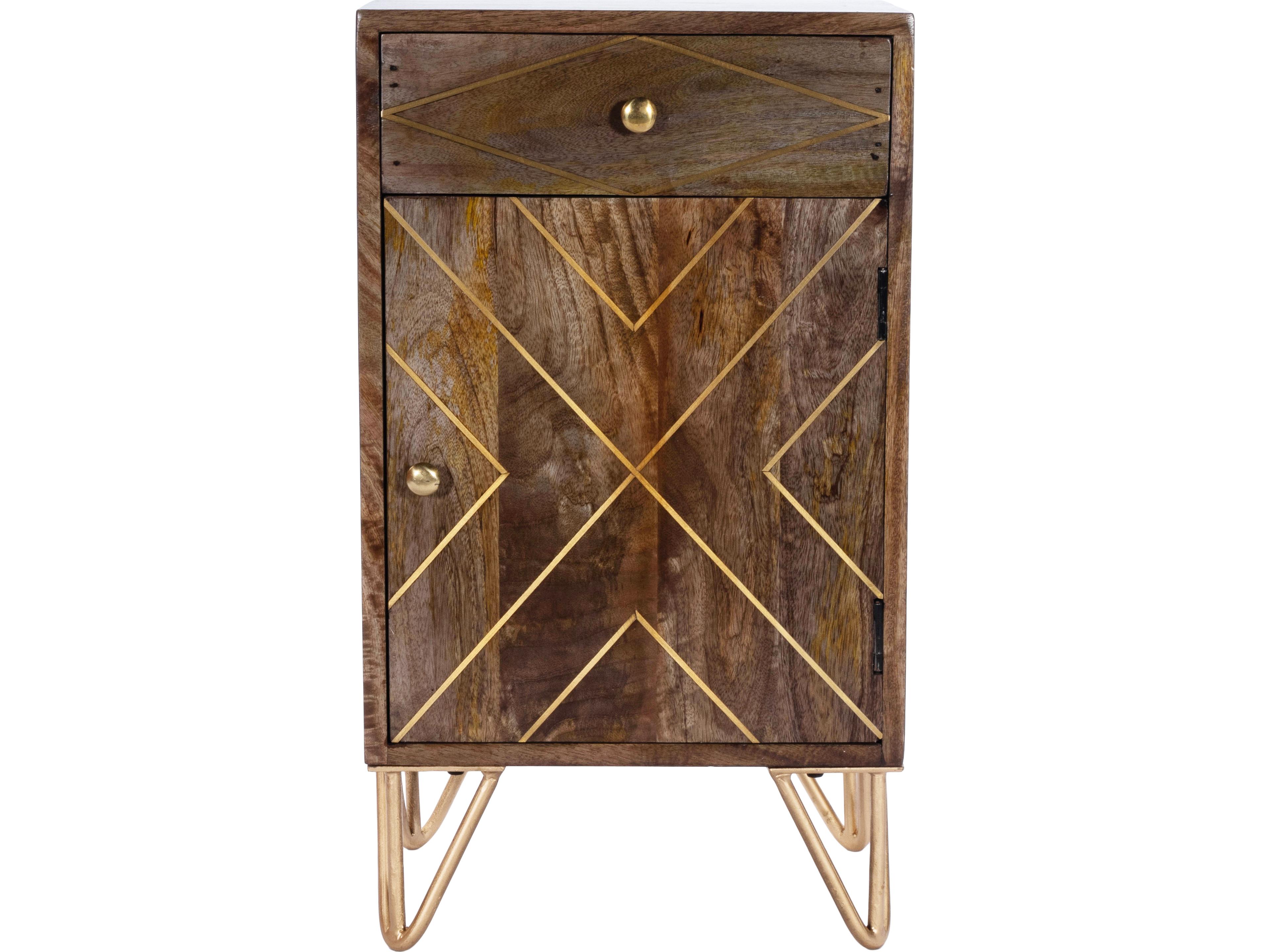 Butler Alda Brown Mango Wood Accent Cabinet