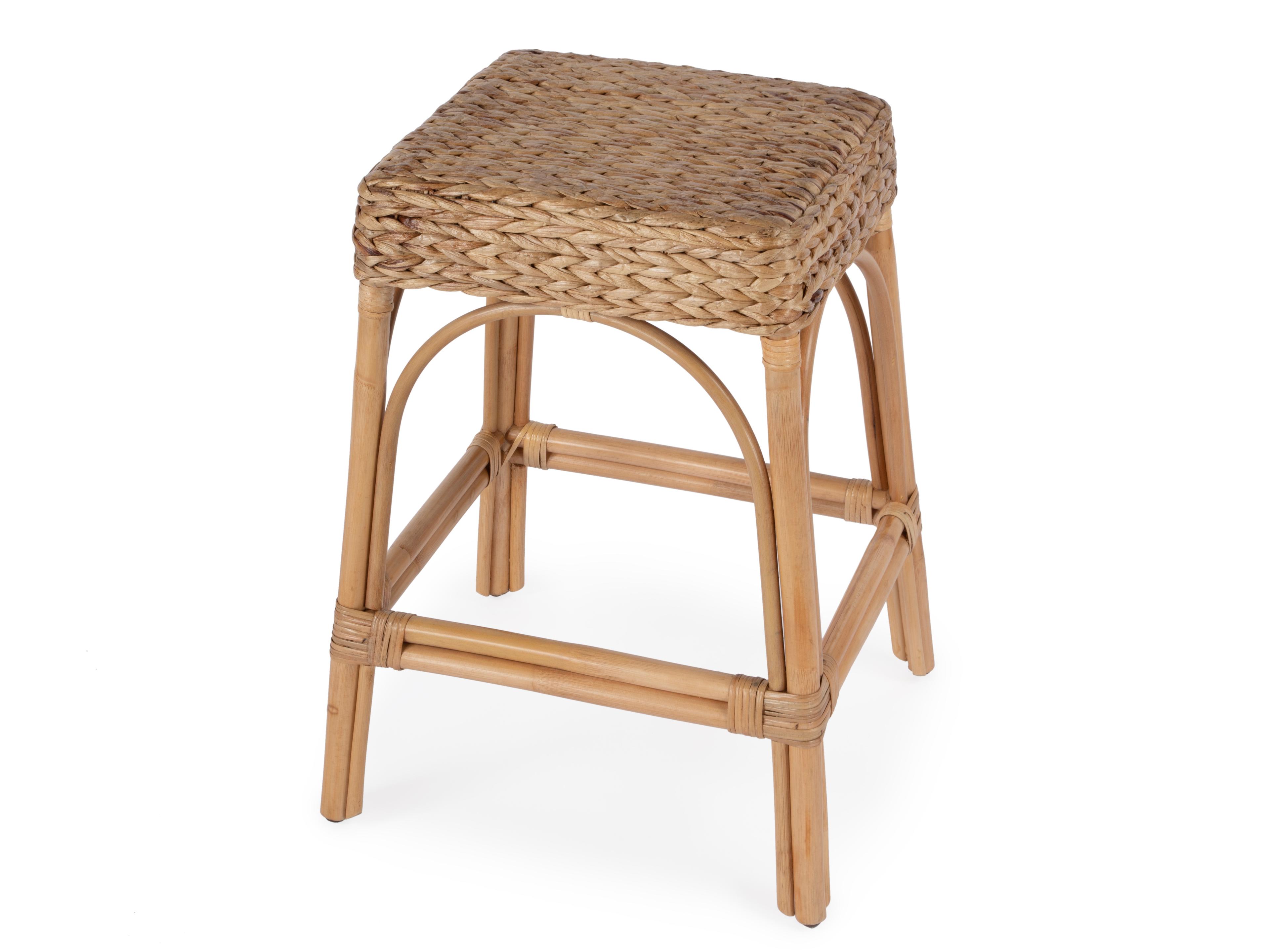 Robias Natural Hyacinth Counter Stool