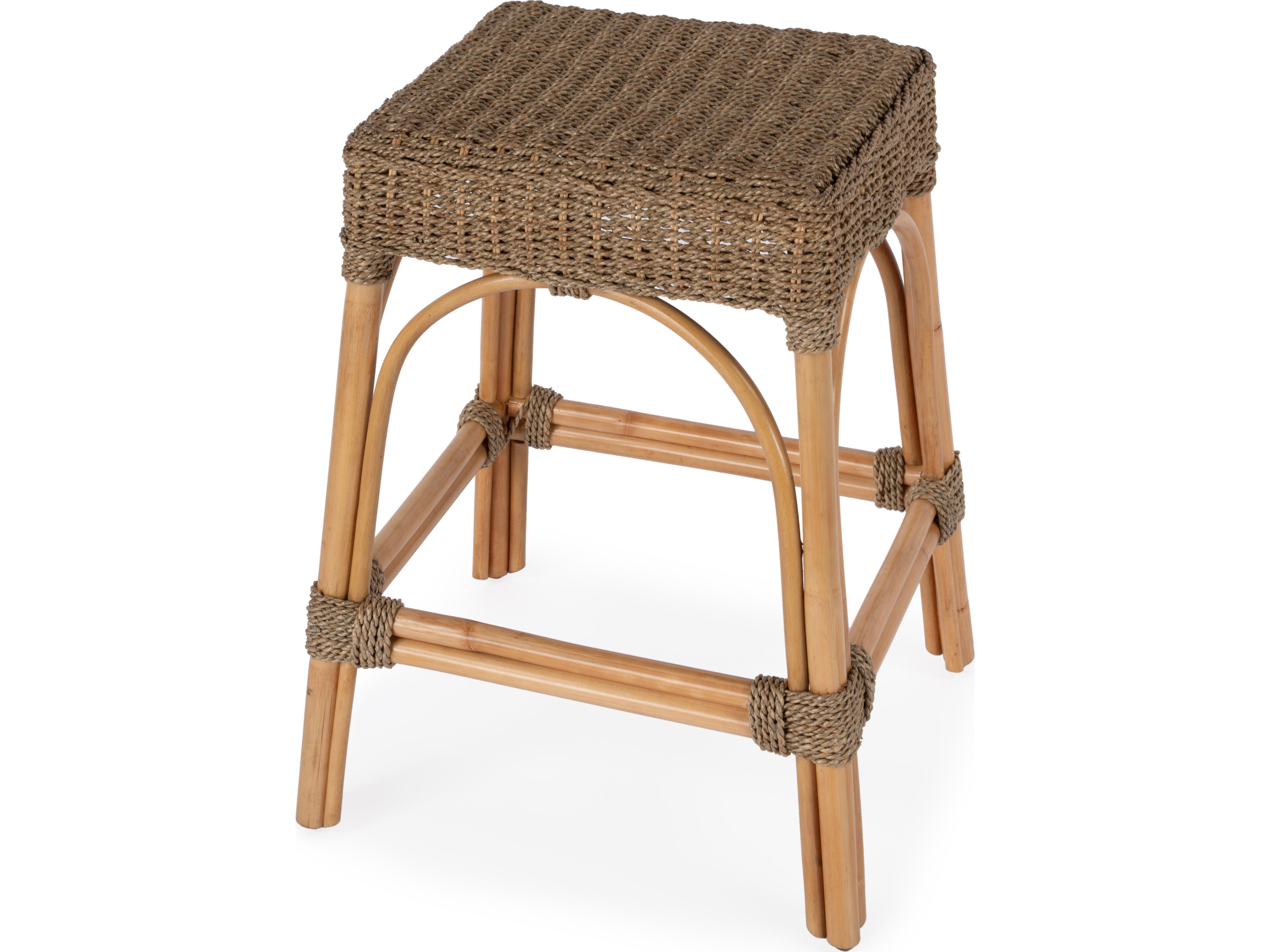 Robias Khaki Brown Counter Stool