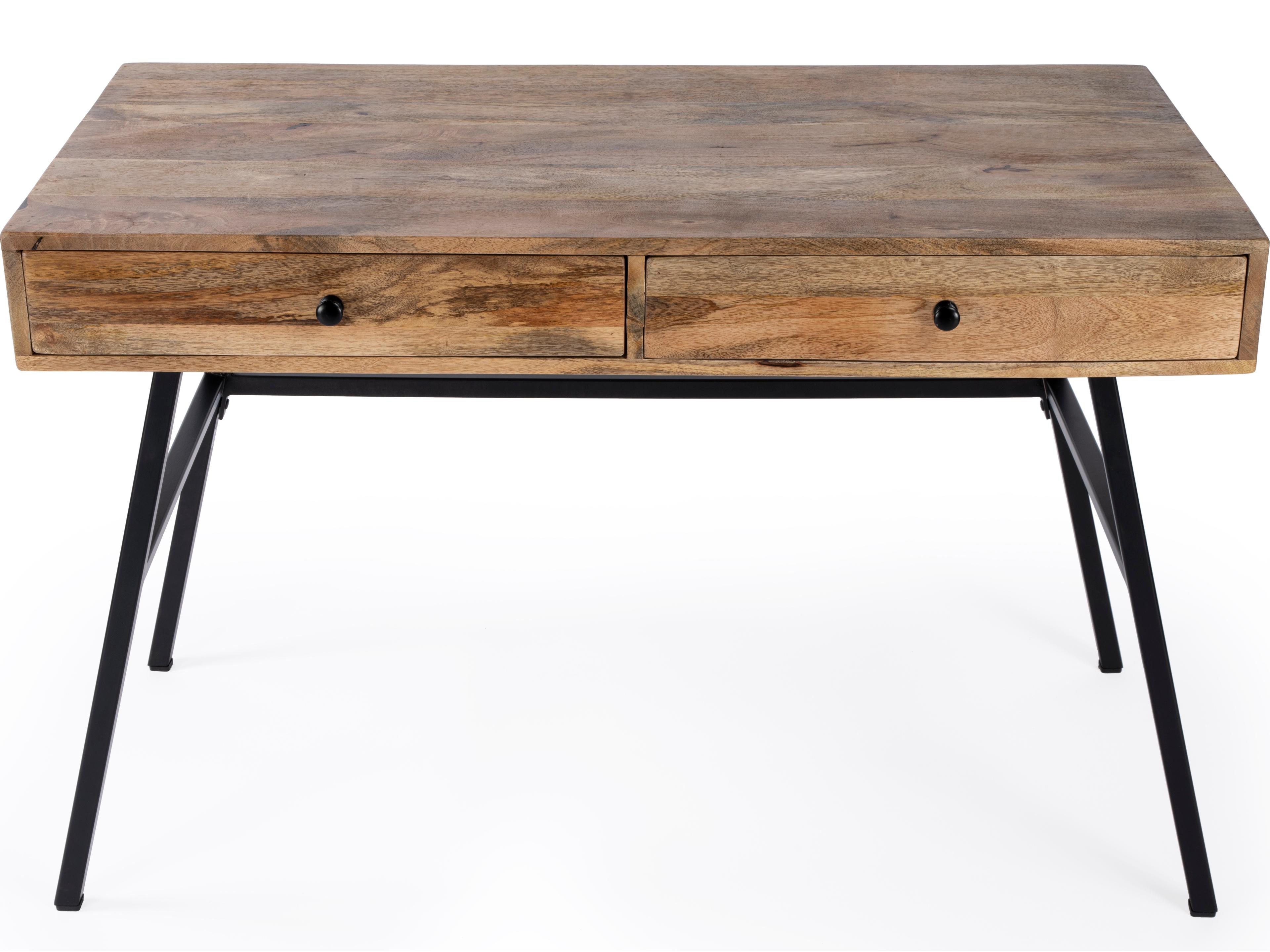 Butler Reison Natural Mango Brown Wood Writing Desk