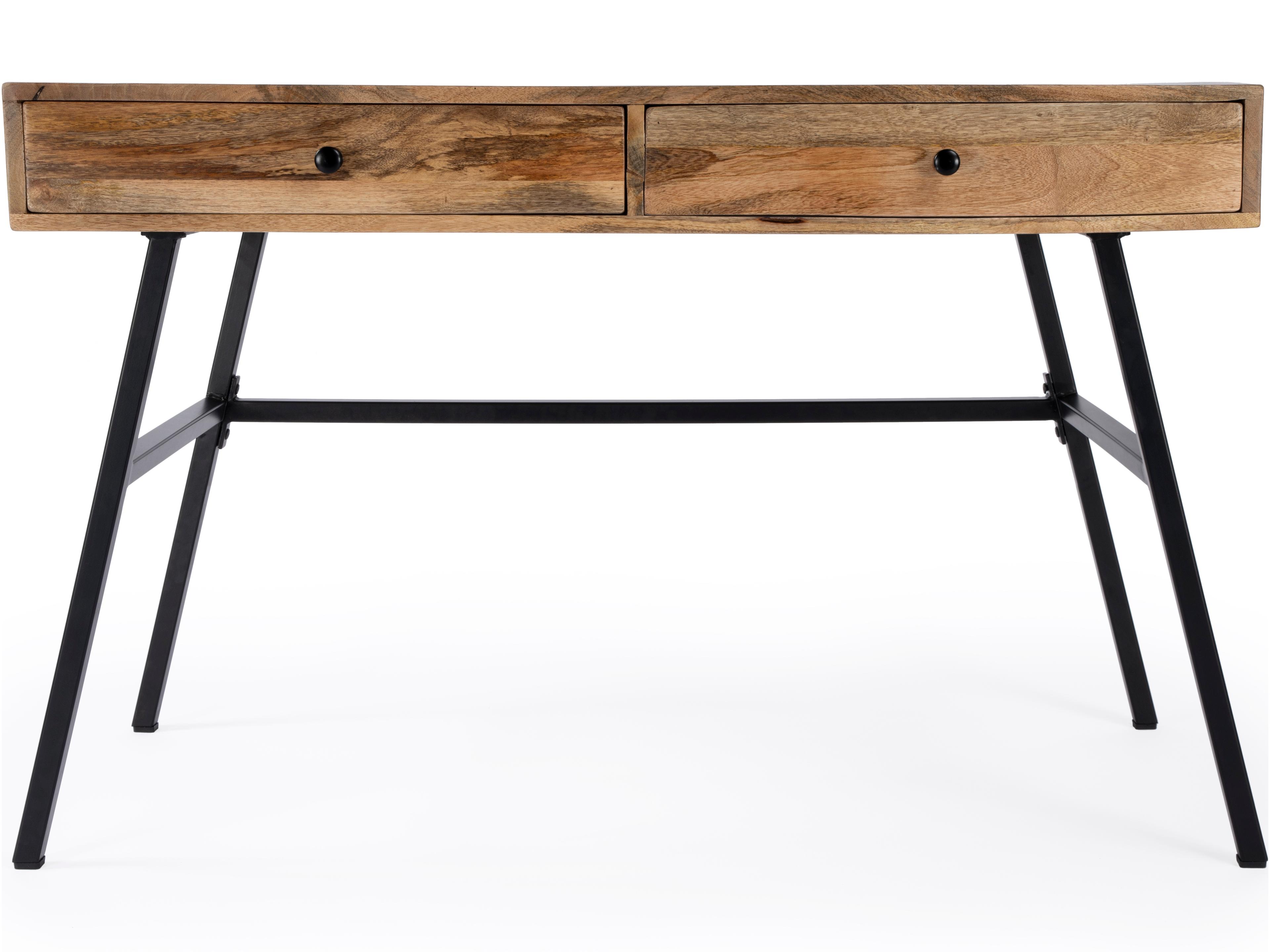 Butler Reison Natural Mango Brown Wood Writing Desk