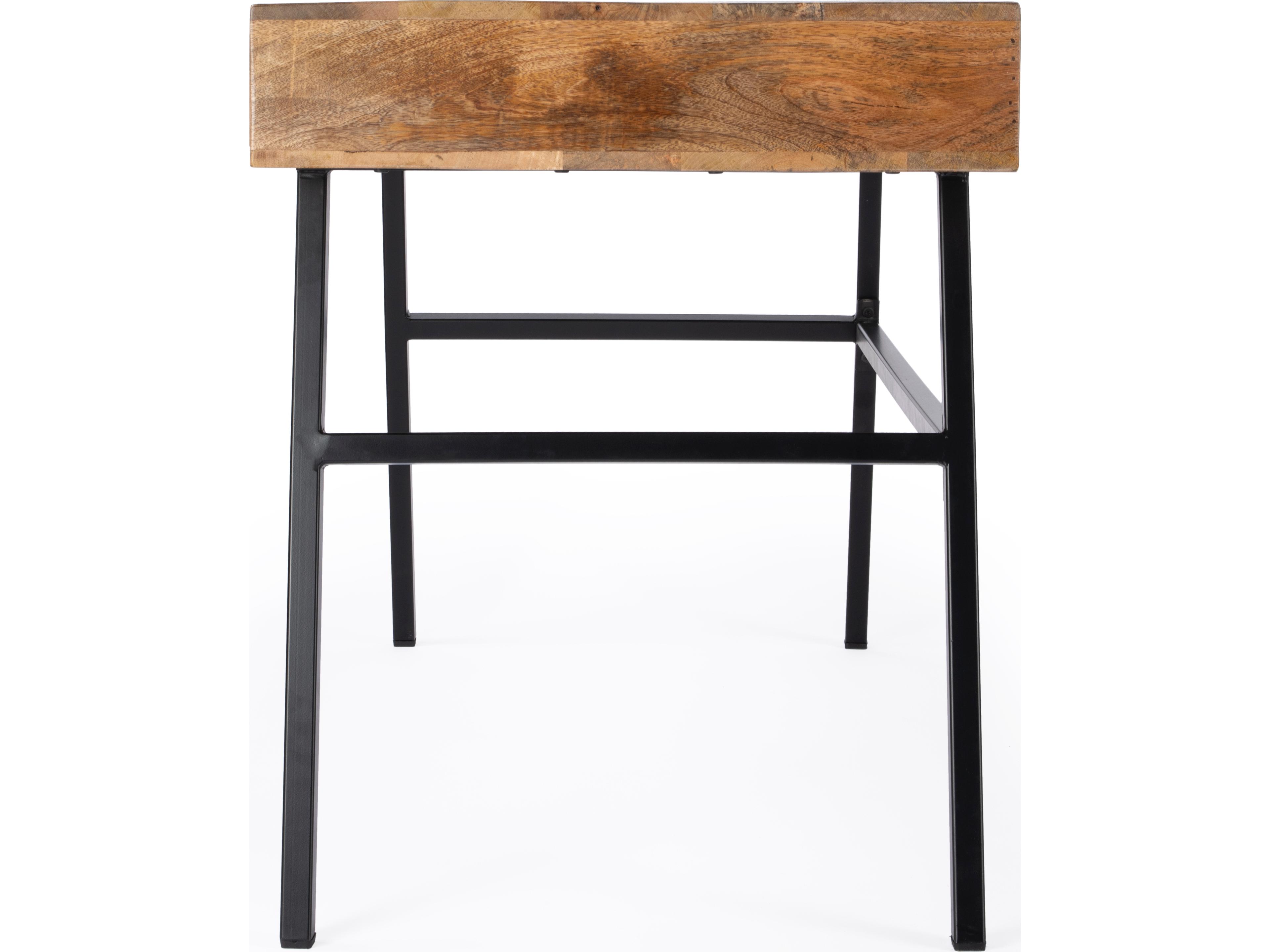 Butler Reison Natural Mango Brown Wood Writing Desk