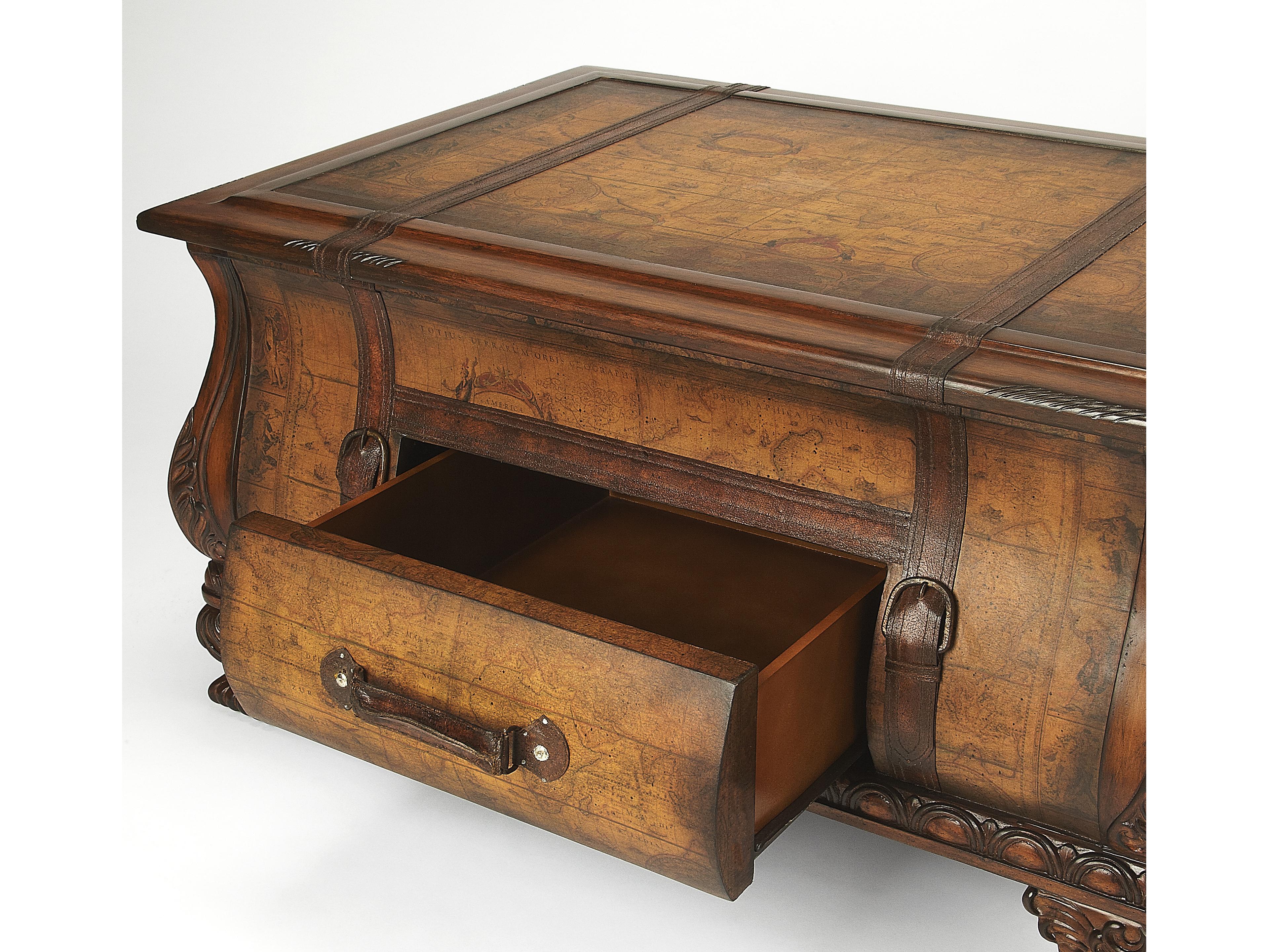 Butler Vasco Rectangular Wood Heritage Coffee Table