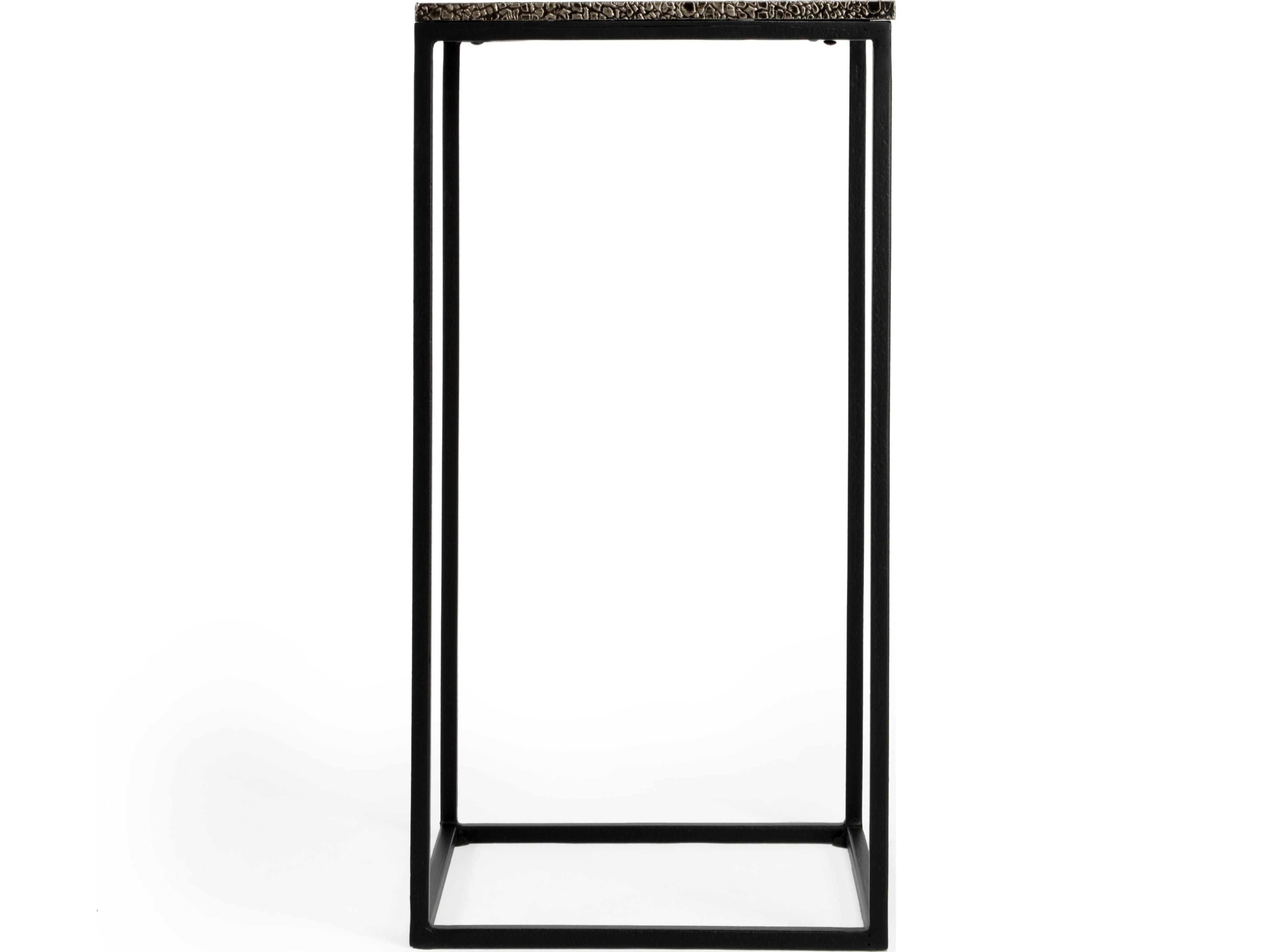 Butler Lacrossa Square Metal Nickel End Table