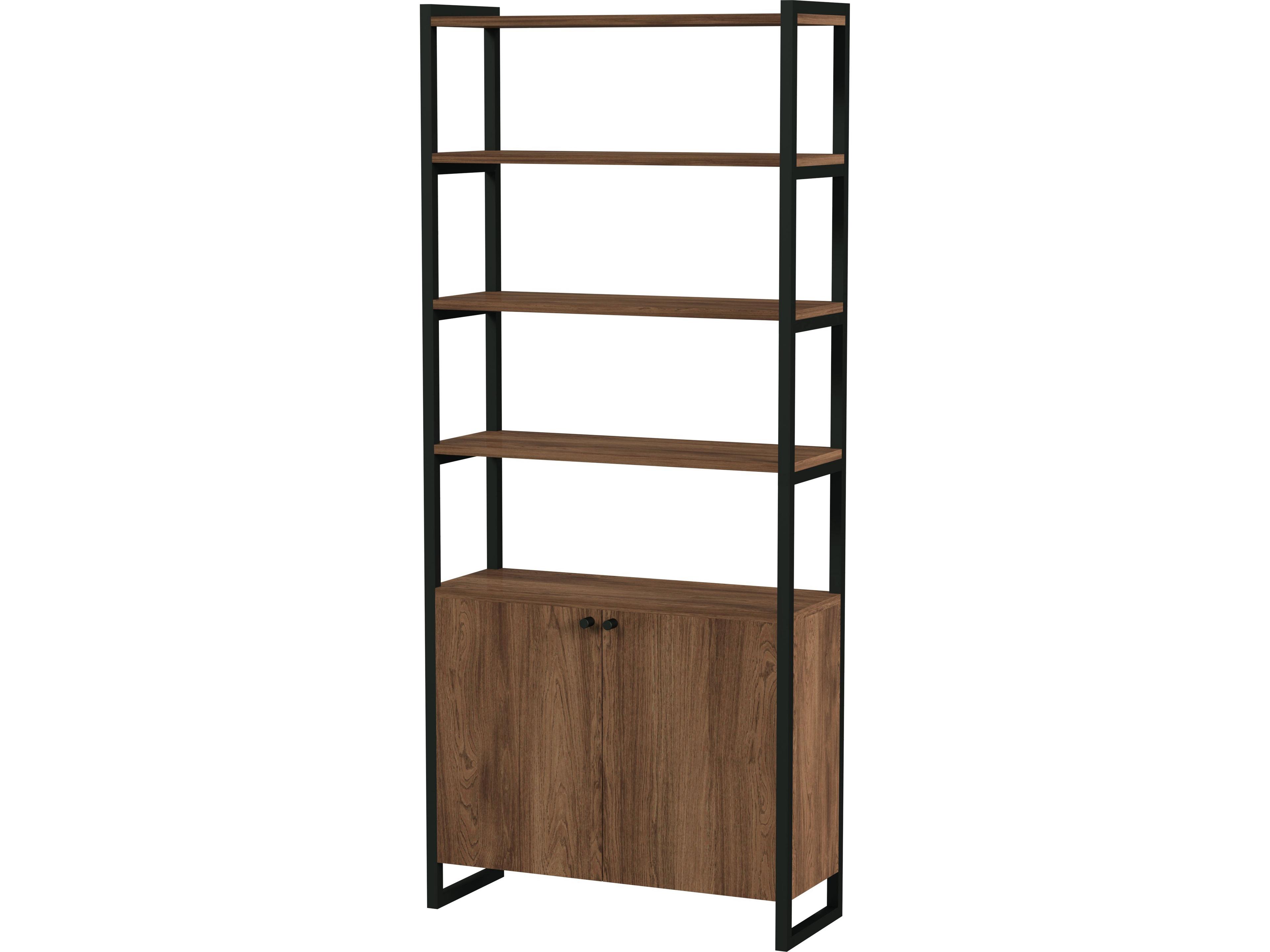 Drake Walnut Bookcase