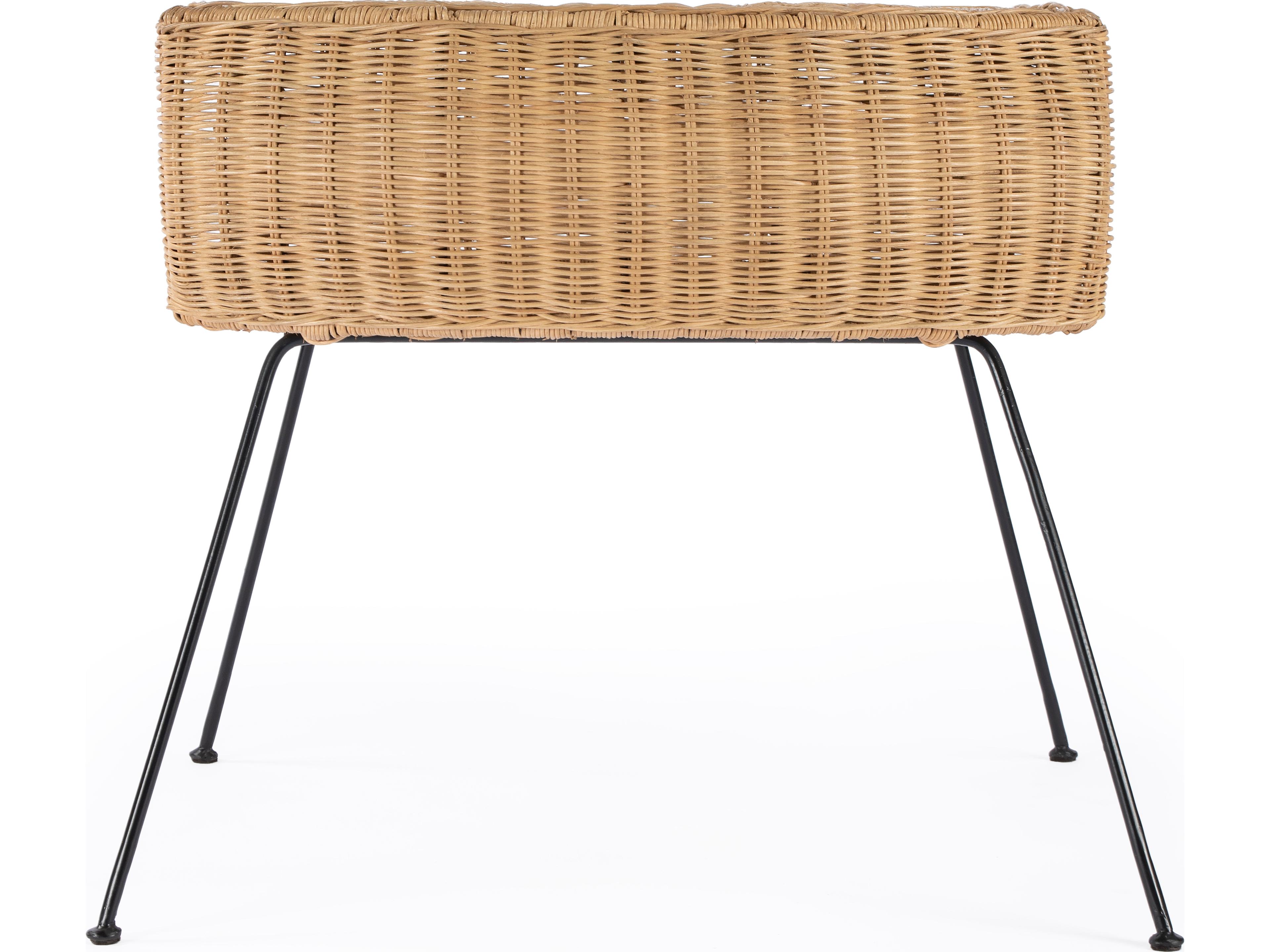 Butler Coralitta Rectangular Natural Rattan End Table