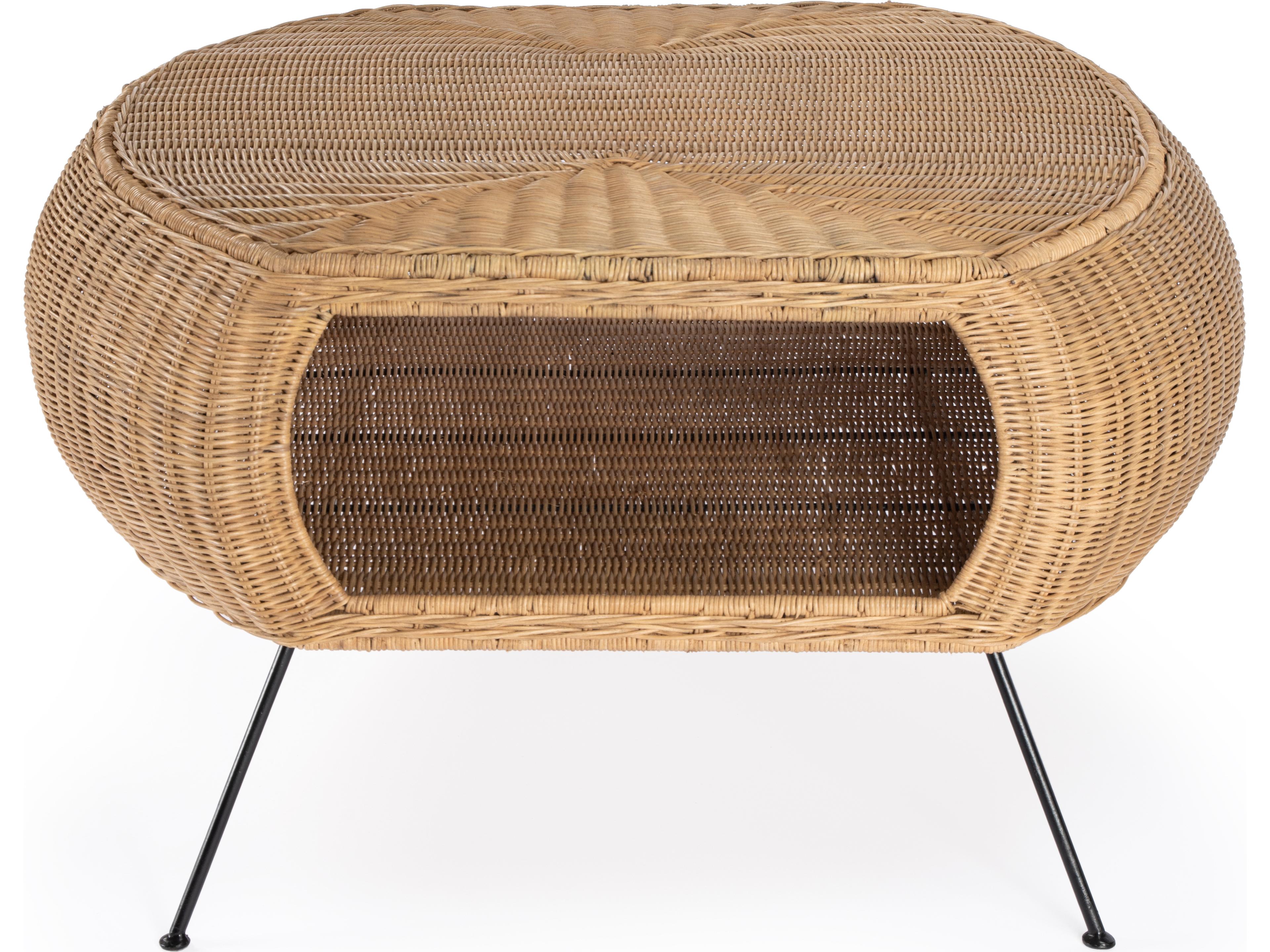 Butler Coralitta Rectangular Natural Rattan Coffee Table