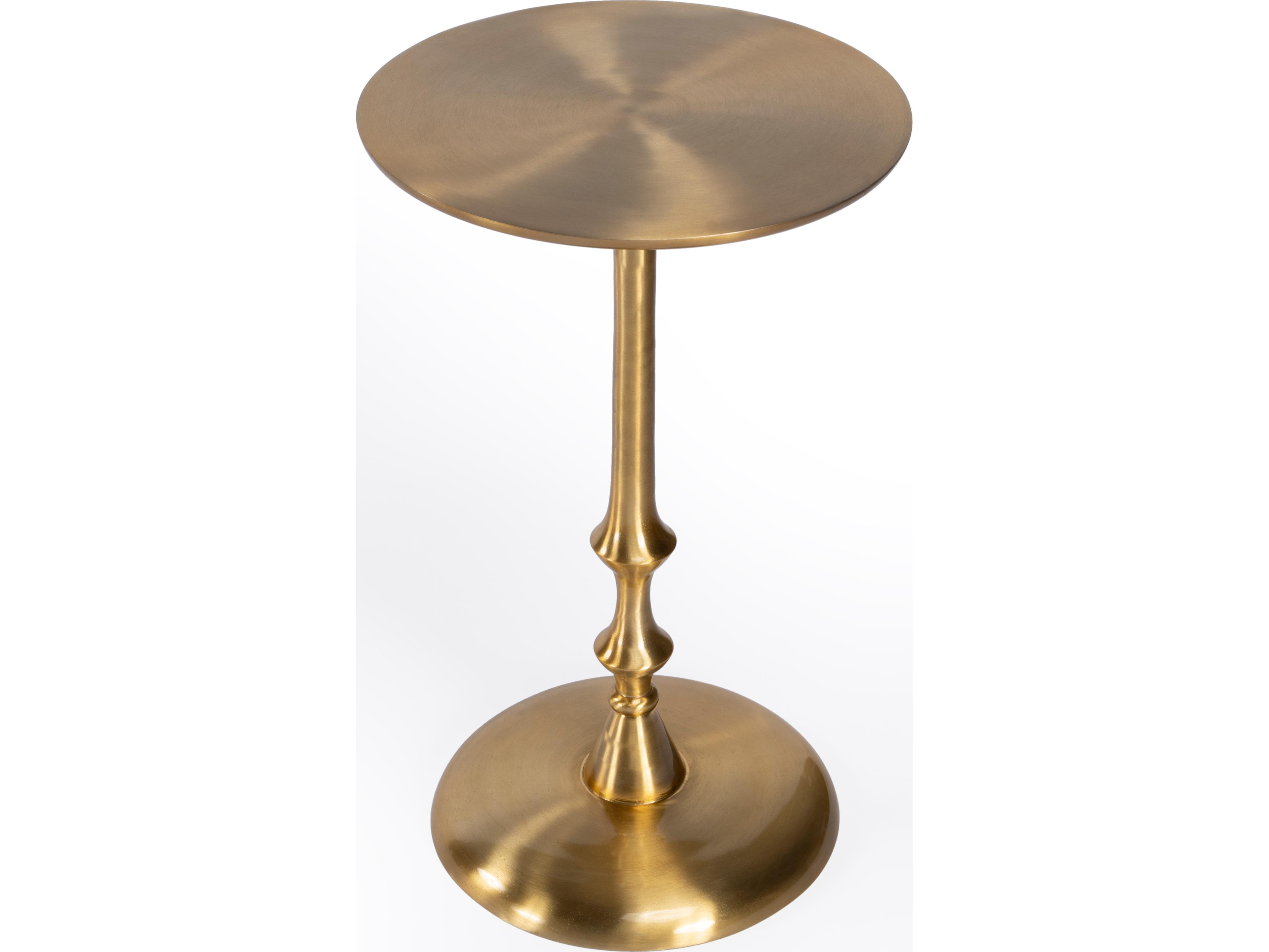 Givanna Round Metalworks End Table