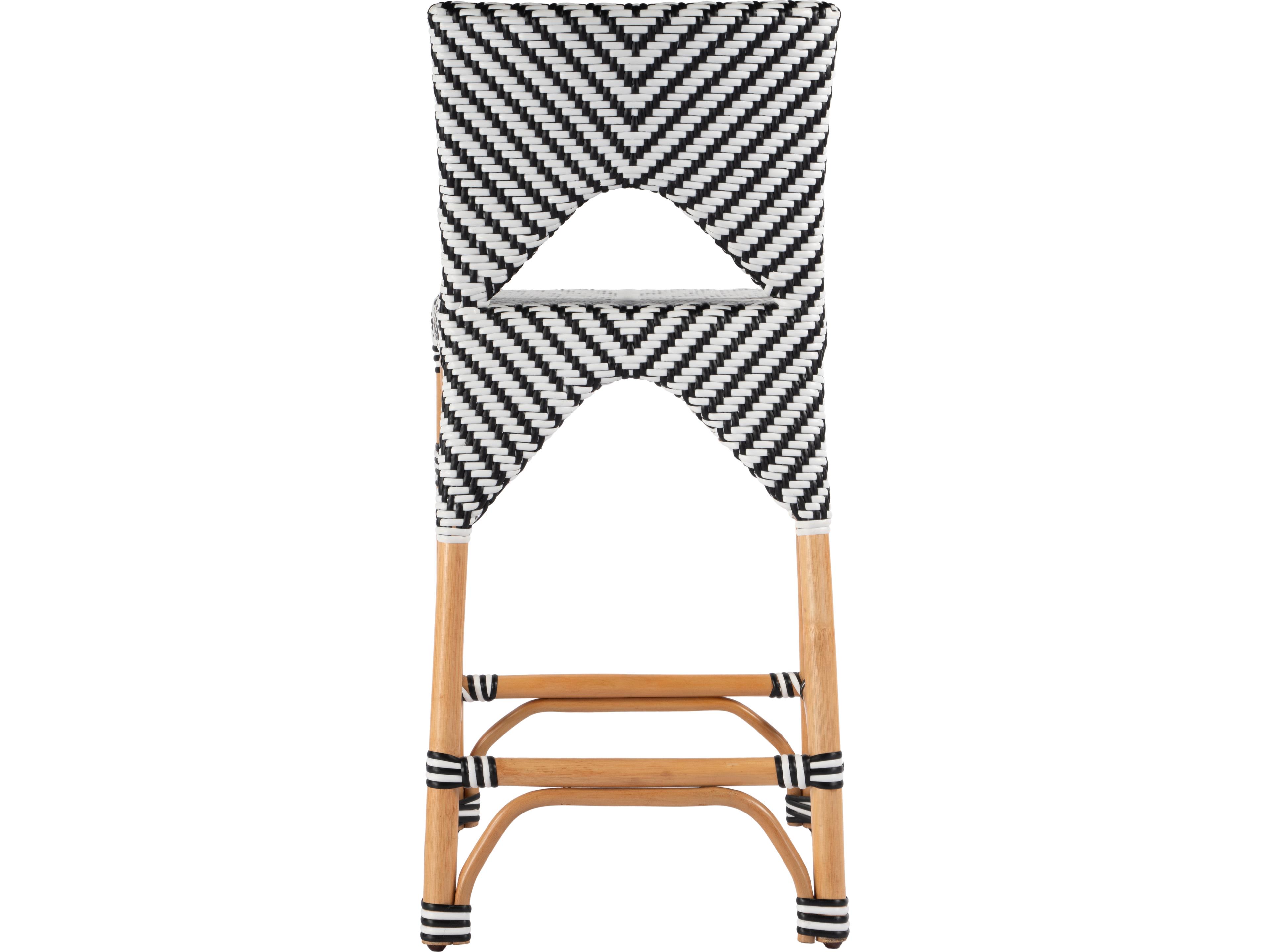 Butler Creanly Black Rattan Counter Stool