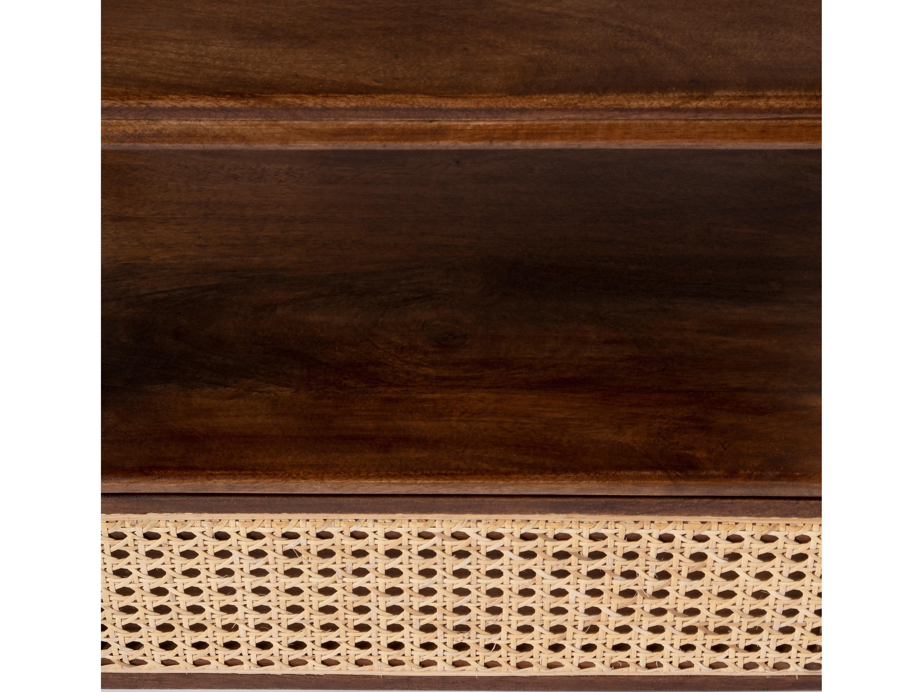 Butler Vardo 1-Drawer Brown Mango Wood Nightstand