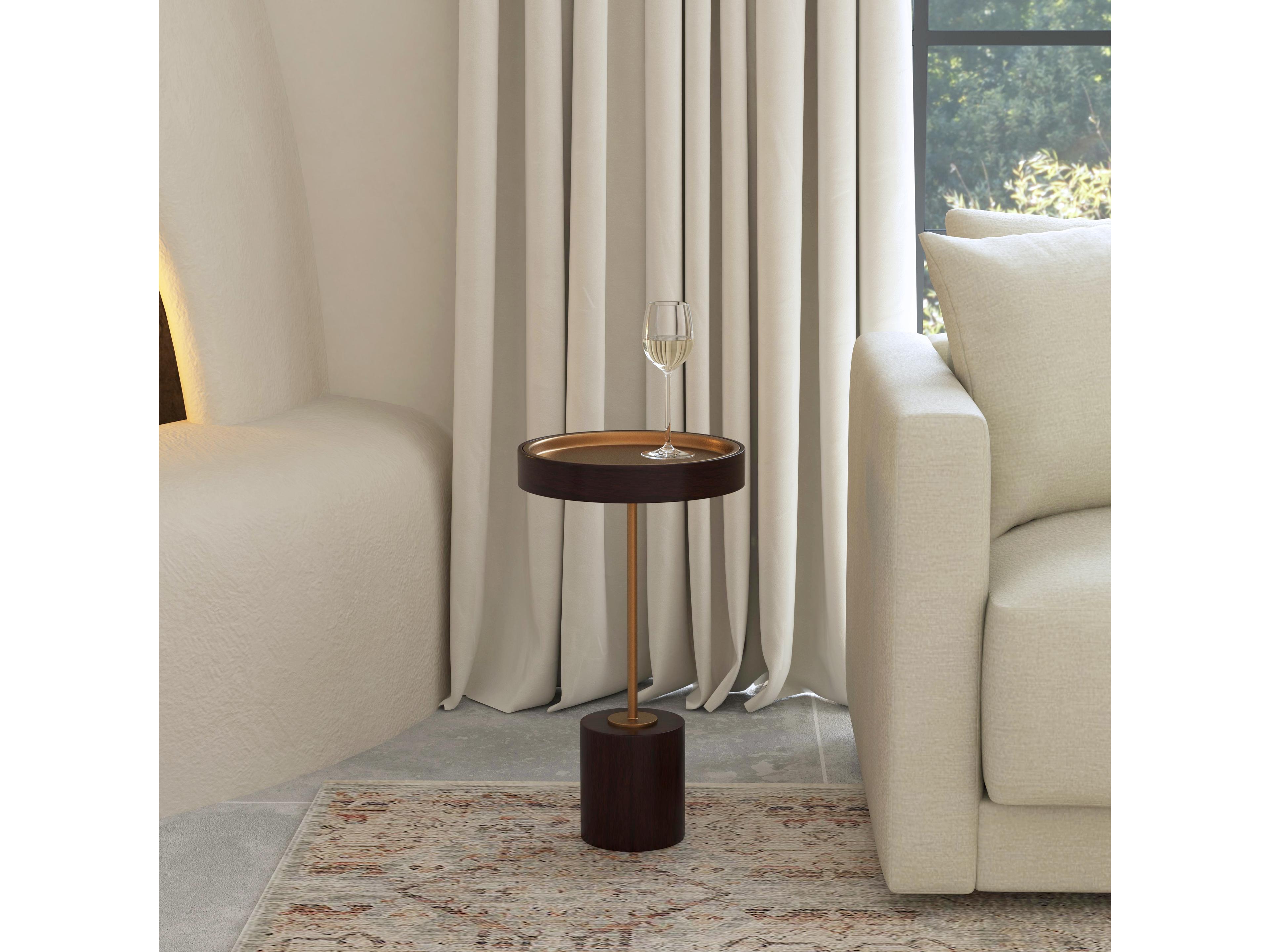 Butler Shen Round Metalworks End Table