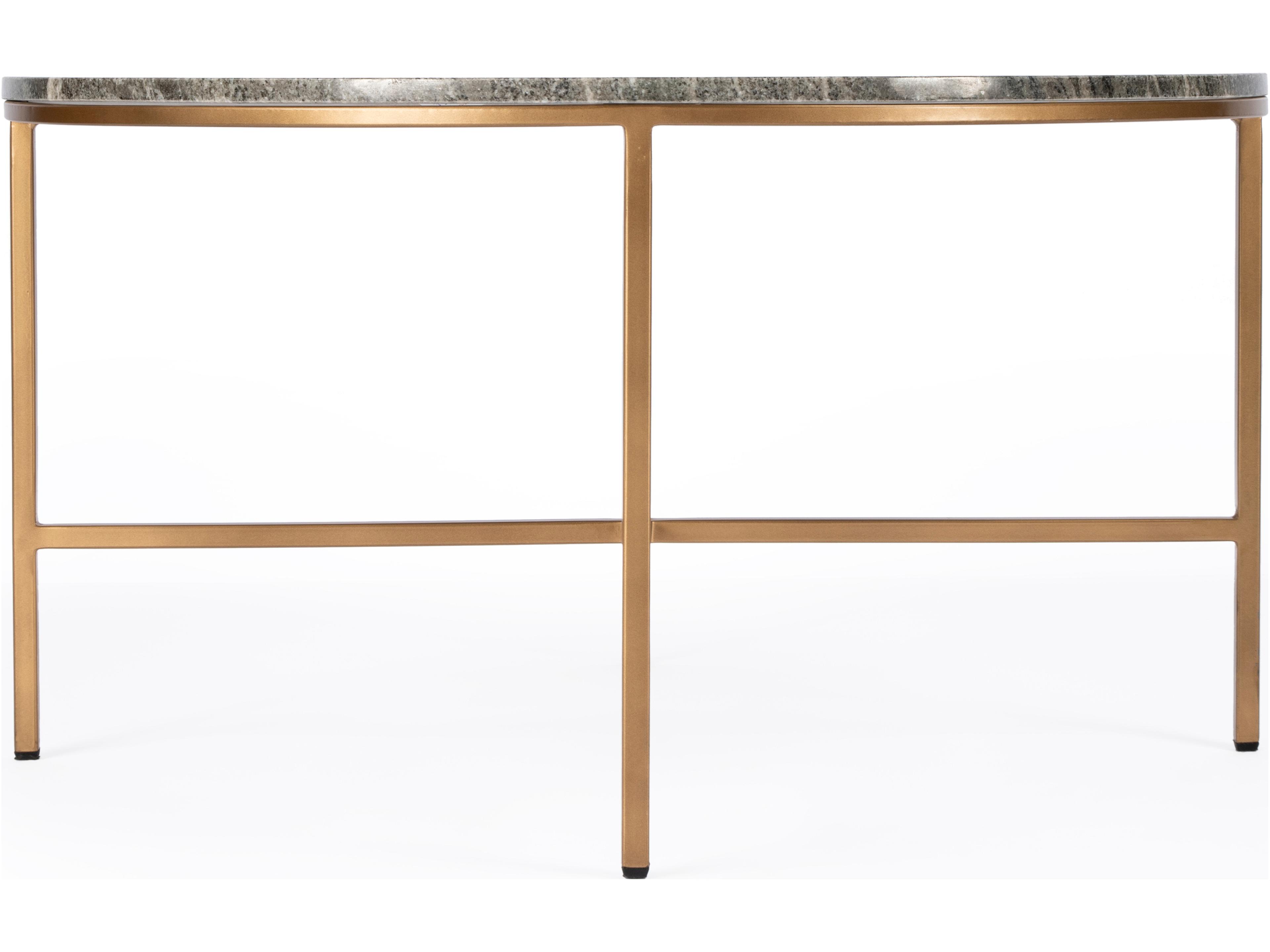 Butler Grafton Round Marble & Metal Coffee Table