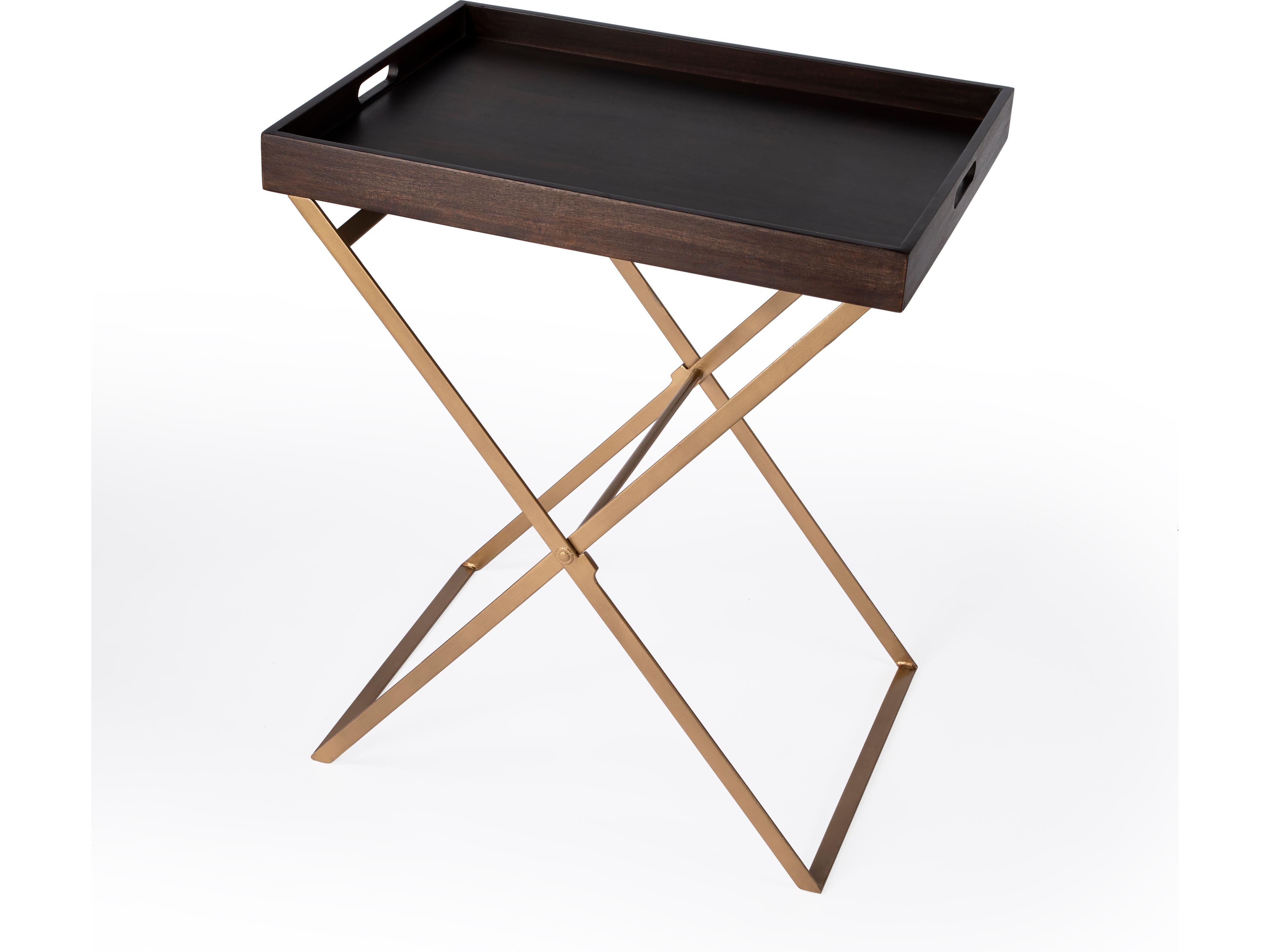 Emma Rectangular Wood Metalworks End Table