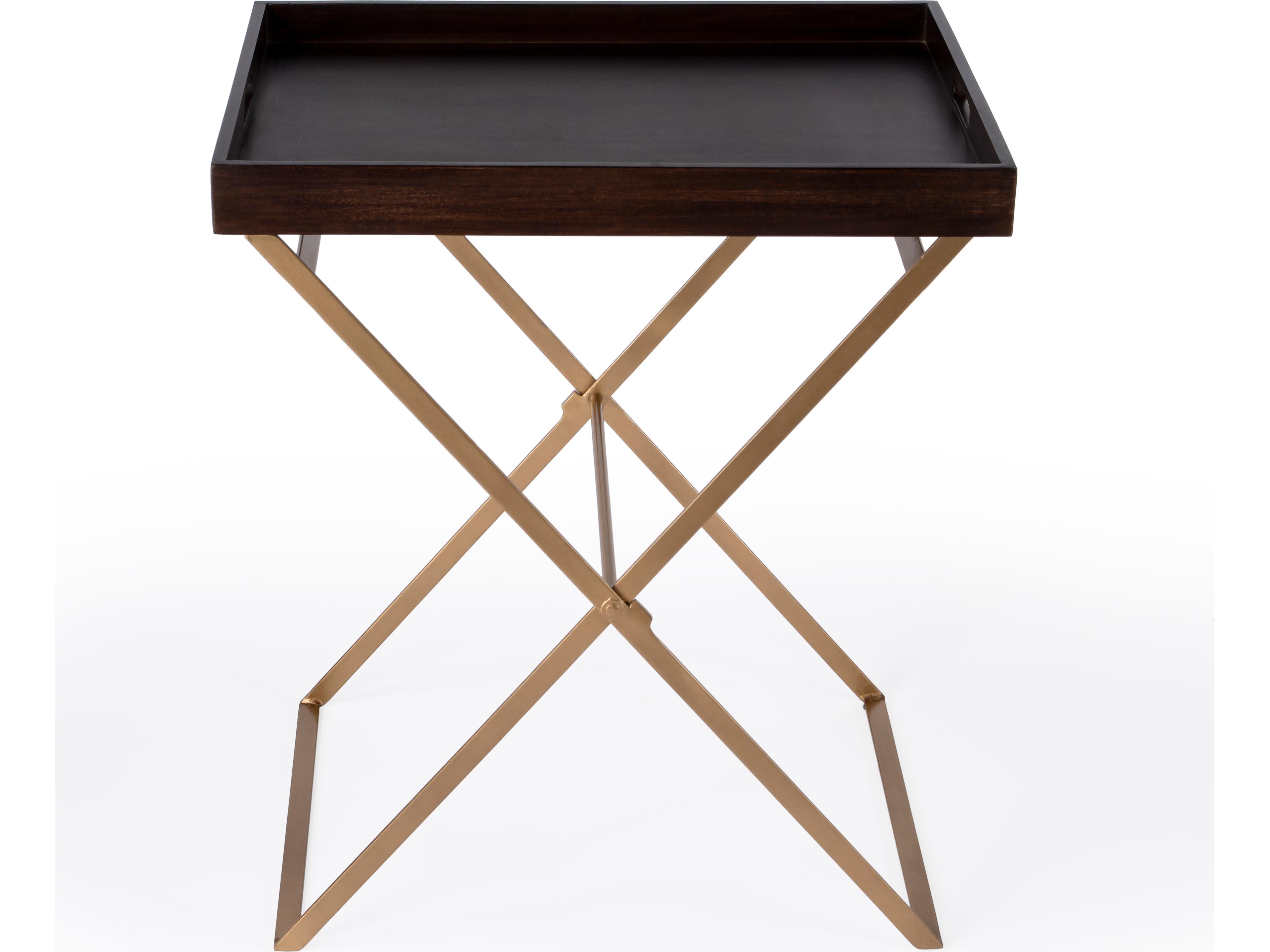Butler Emma Rectangular Wood Metalworks End Table