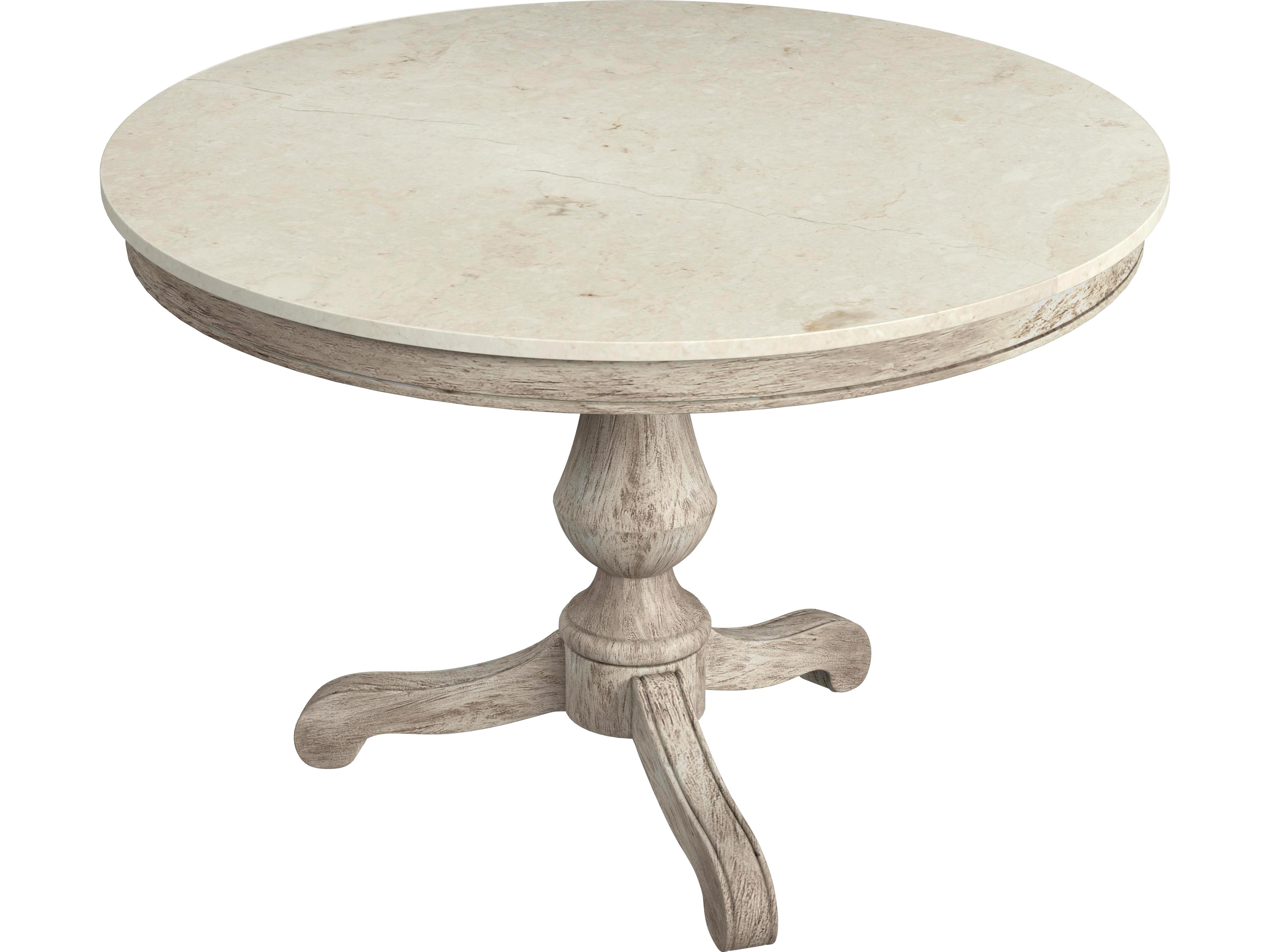 Danielle Round Marble Gray Dining Table