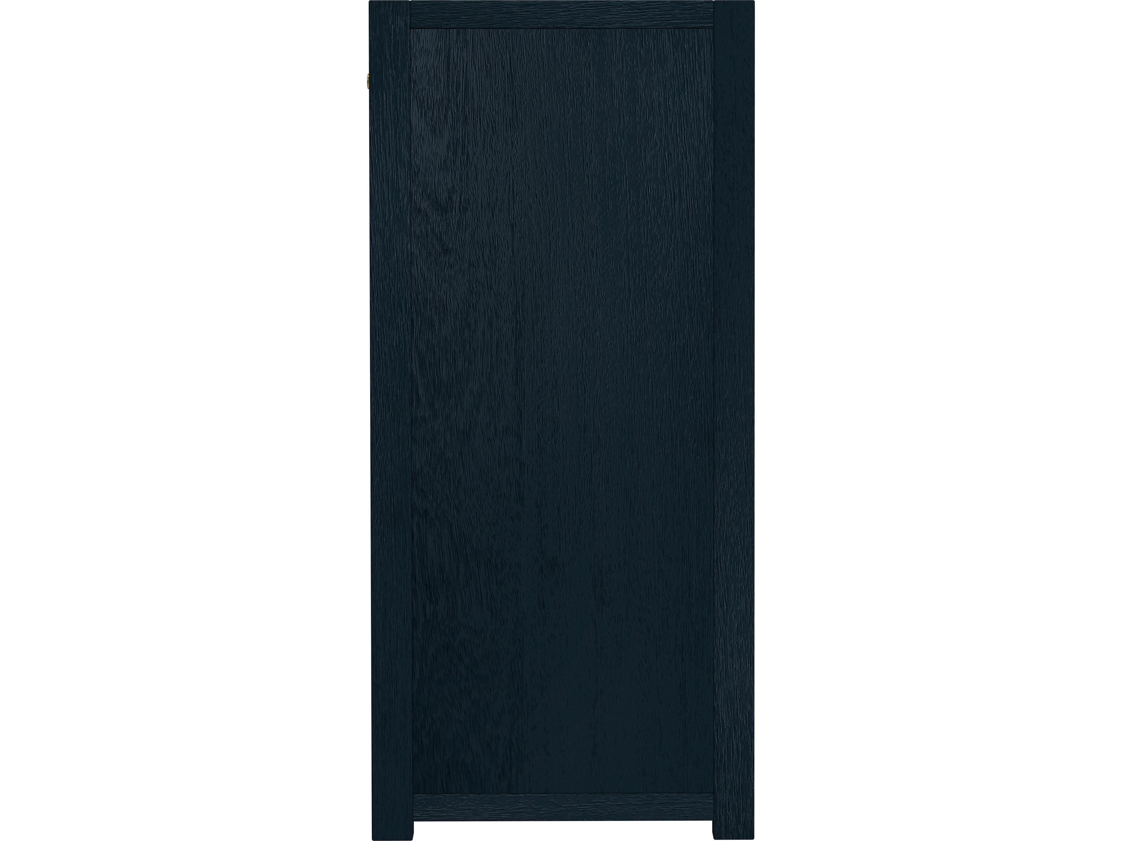 Butler Lark Navy Blue Acacia Wood Accent Cabinet